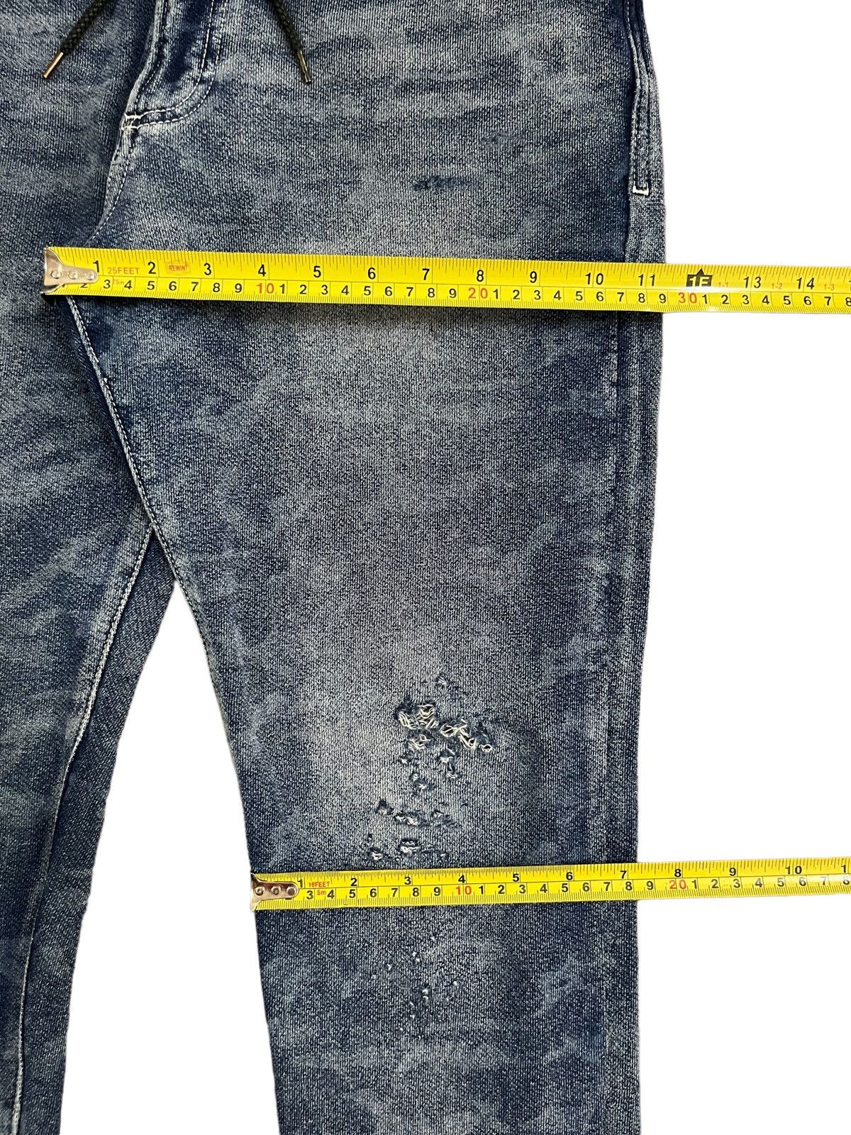 5351 POUR LES HOMMES 5351 Pour Les Homme Acid Wash Embosed Printed Distress Pants Size US 32 / EU 48 - 23 Thumbnail