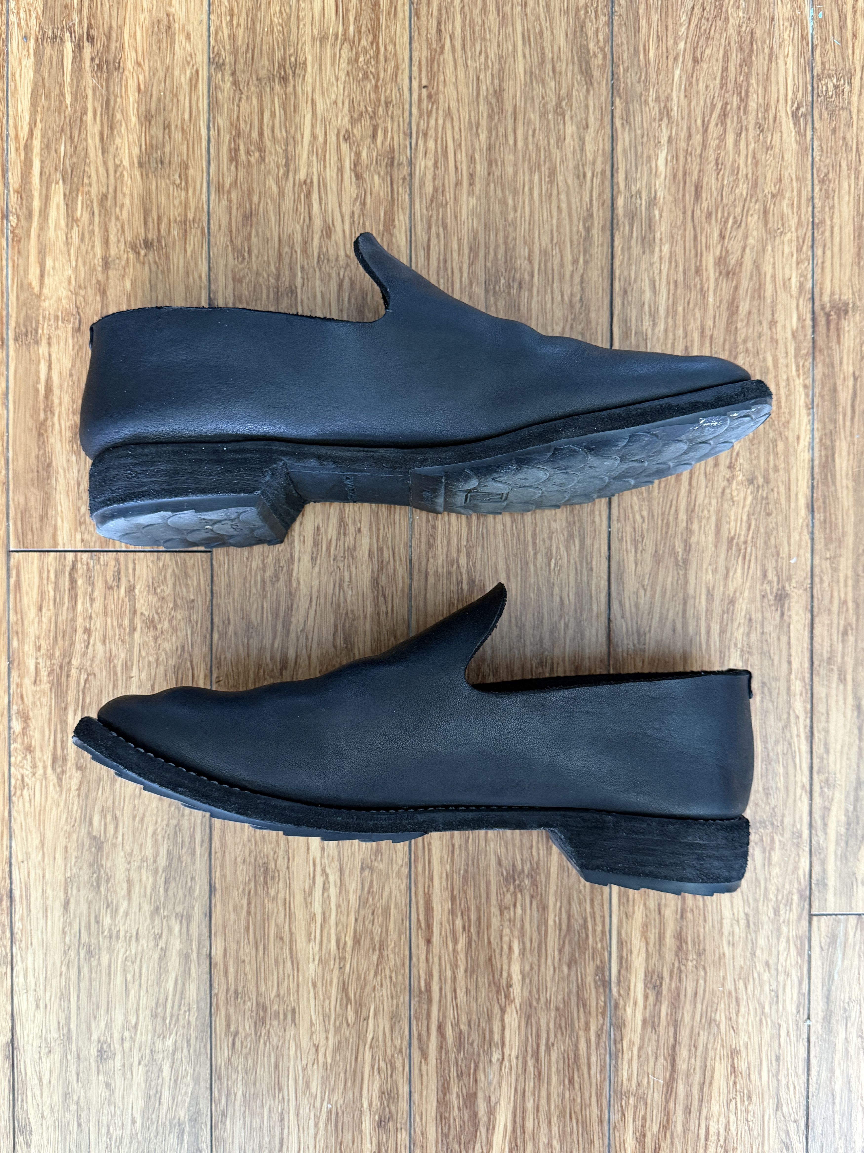 Guidi Guidi 100 Black Calf Loafer with Heel Size US 8 / EU 41 - 4 Thumbnail