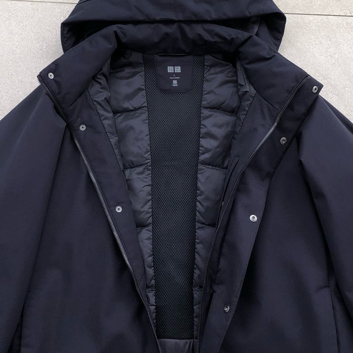 Uniqlo Uniqlo Men’s Hybrid Down Outerwear Down Feather Parka Jacket Size US L / EU 52-54 / 3 - 4 Thumbnail