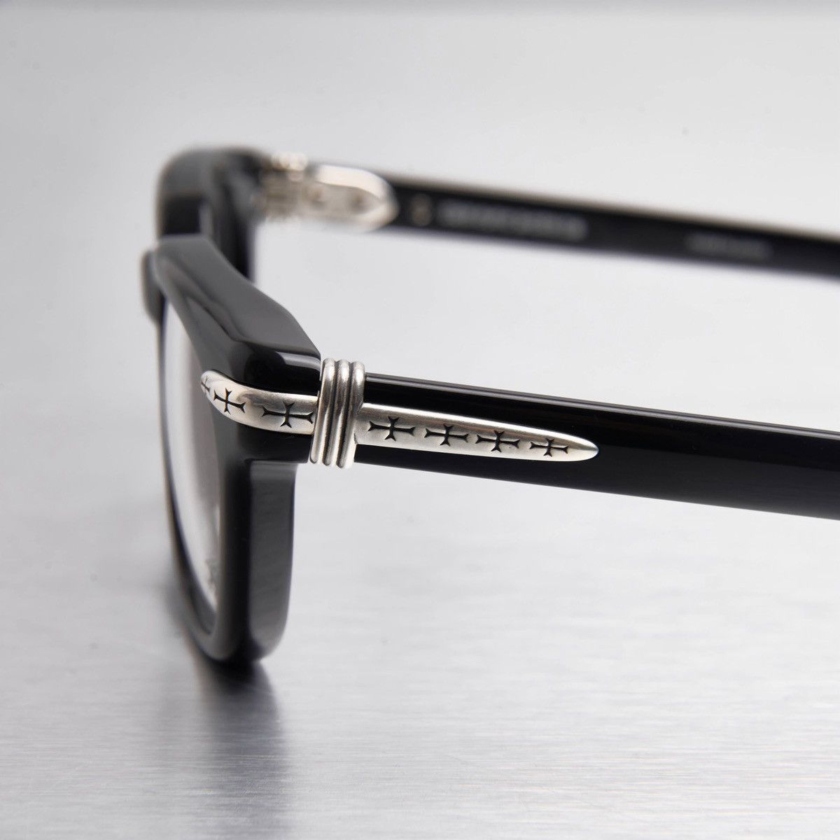 Chrome Hearts CHROME HEARTS DRIPPIN BLACK GLASSES Size ONE SIZE - 3 Thumbnail