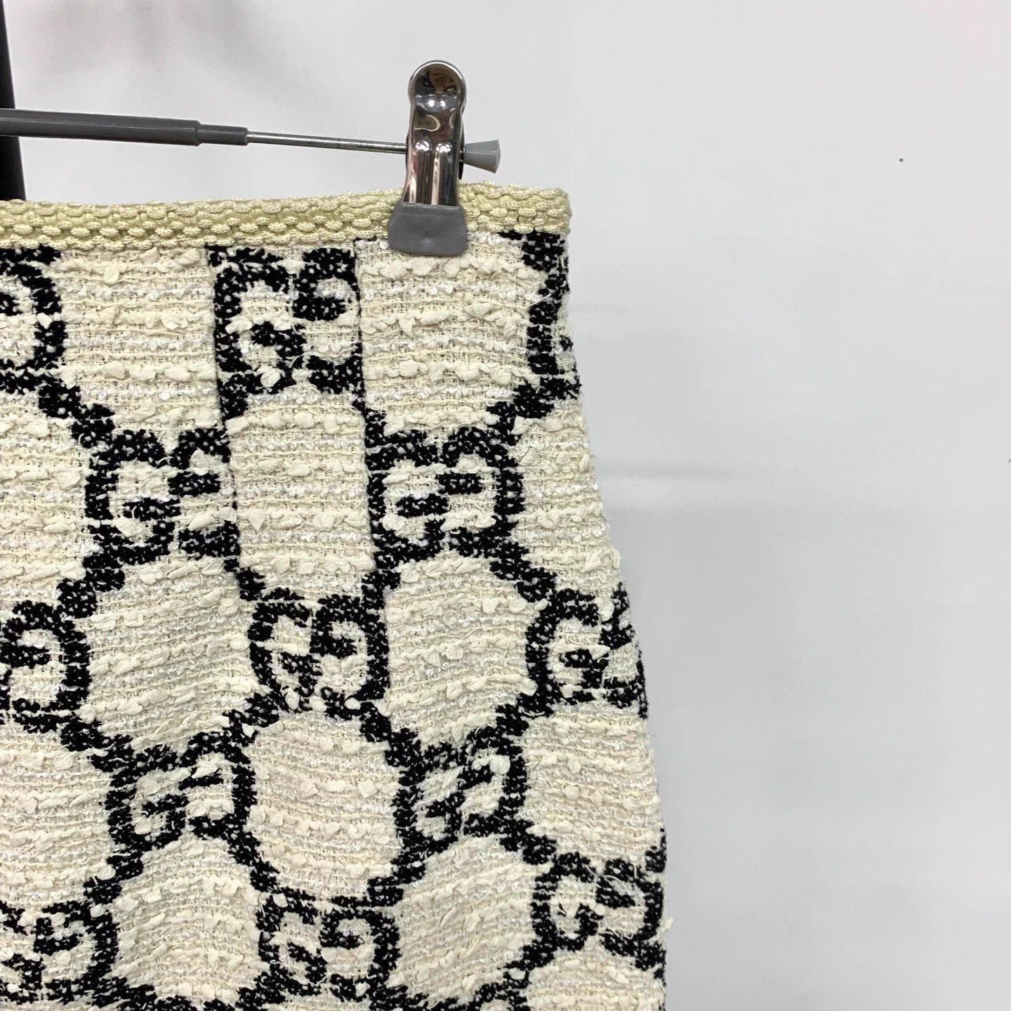 Gucci GUCCI GG Monogram Tweed Mini Skirt - Size 38 Size 27" / US 4 / IT 40 - 6 Thumbnail