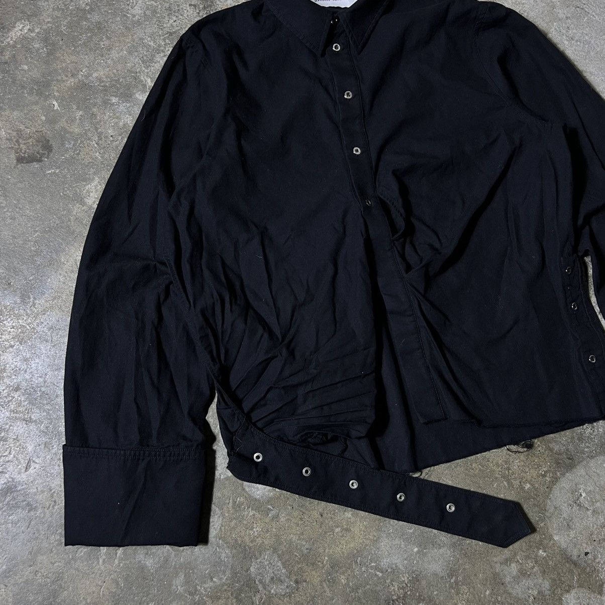 Marques'Almeida Marques’Almeida - SS/23 - Twist Detail Poplin Shirt Size M / US 6-8 / IT 42-44 - 6 Thumbnail