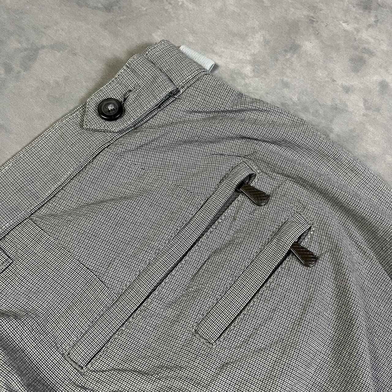 Bottega Veneta 2000s Bottega Veneta Pattern Pleated Wool Blend Trousers Size US 30 / EU 46 - 5 Thumbnail