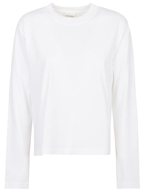 CLOSED CLOSED Women Sweater C95359 44HEM200 White Size S / US 4 / IT 40 - 1 Thumbnail