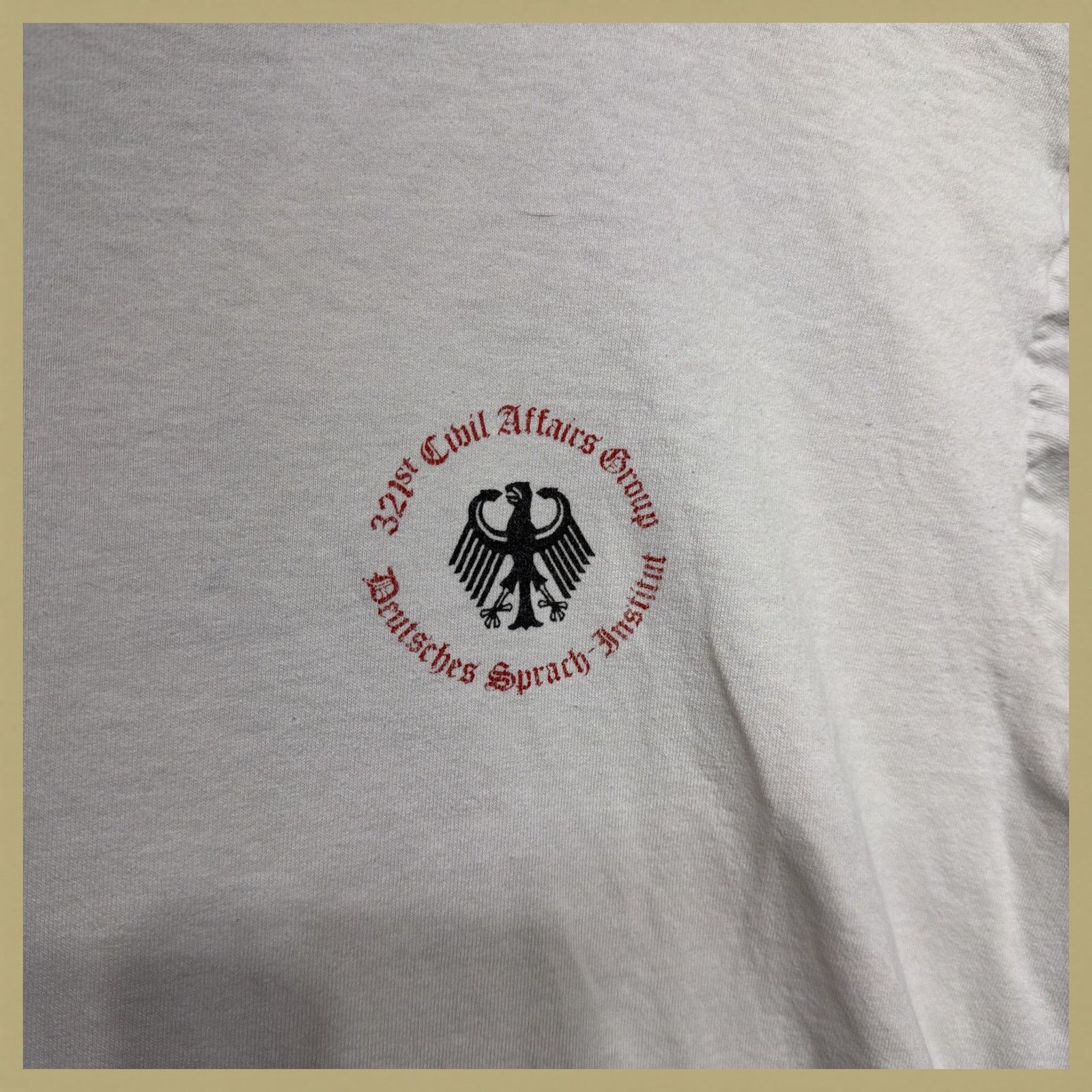 Fruit Of The Loom Vintage 90s 321st Civil Affairs Group T Shirt Size Large Size US L / EU 52-54 / 3 - 3 Thumbnail