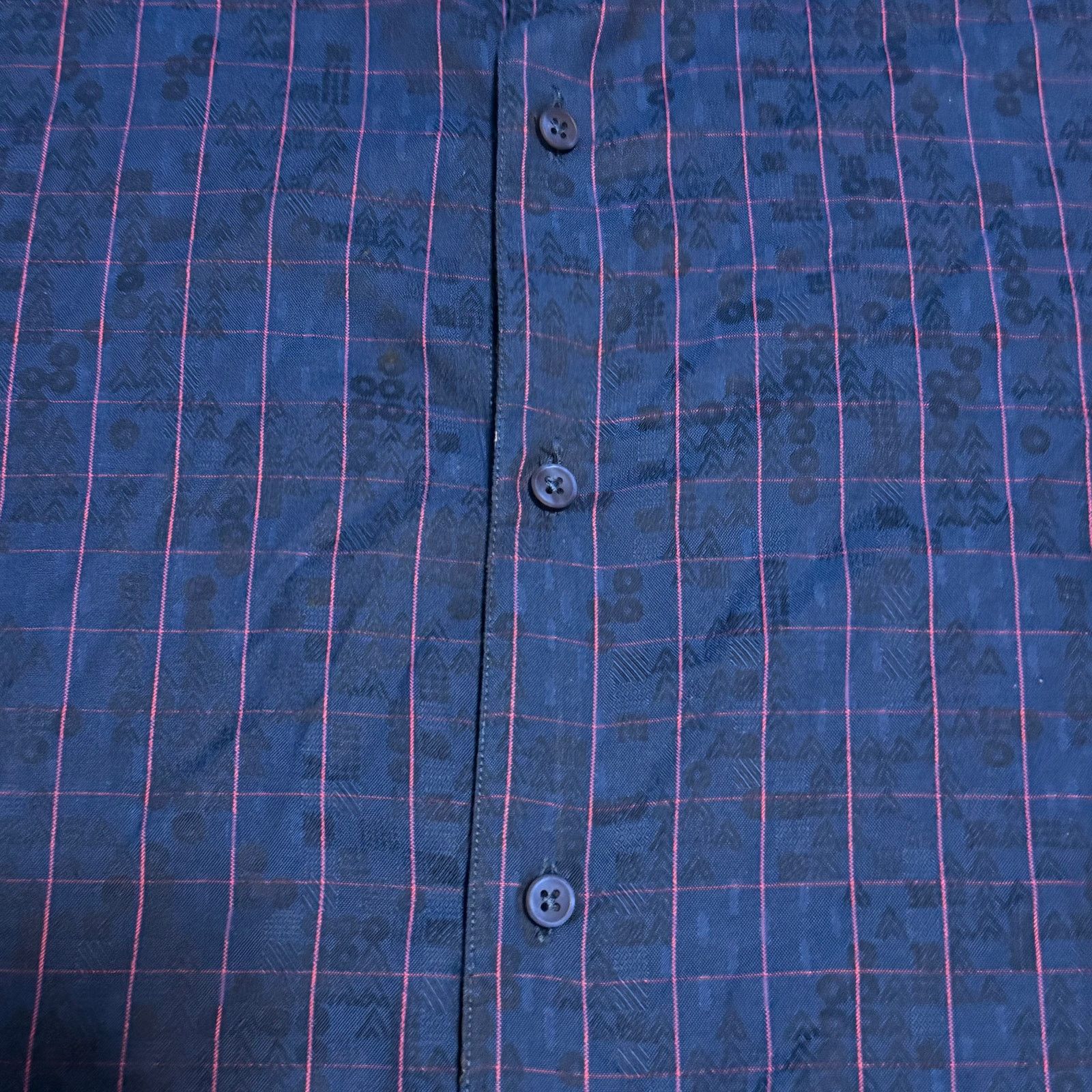 Robert Graham Robert Graham Pineapple Flip Cuff Windowpane Shirt Size 2XL Size US XXL / EU 58 / 5 - 4 Thumbnail