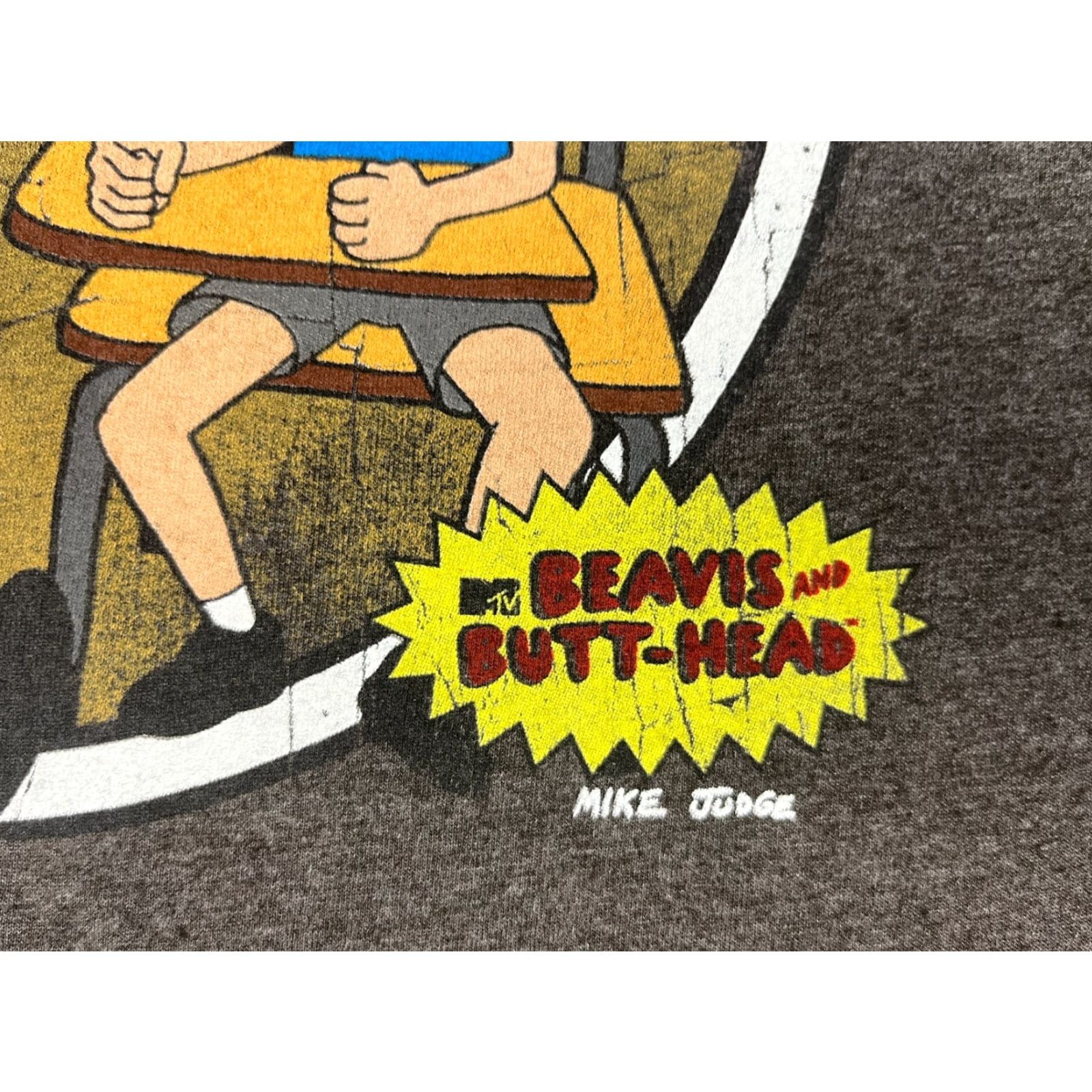 Vintage Beavis and Butt-Head MTv T-Shirt Unisex Adults Sz M Gray Crew Neck Short Sleeve Graphic Print Mike Judge 90s Cartoon Rock Size US M / EU 48-50 / 2 - 4 Thumbnail