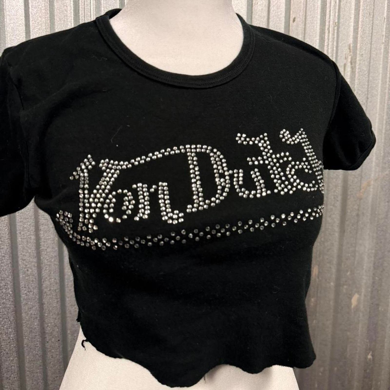 Von Dutch Vintage Black rhinestone cropped Von Dutch Size S / US 4 / IT 40 - 2 Thumbnail