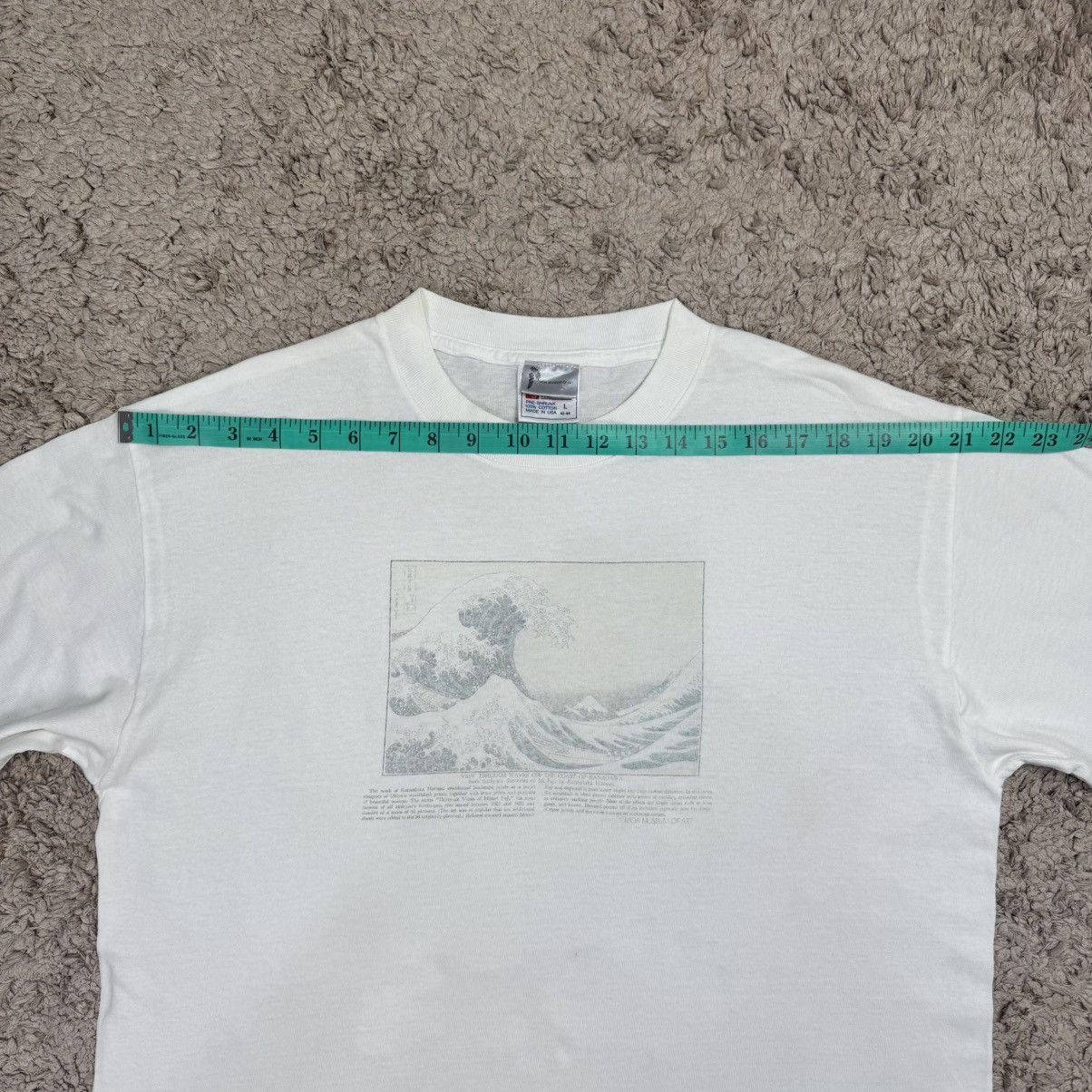 Vintage Vintage Art Katsushika Hokusai Wave off Kanagawa T-shirt Size US L / EU 52-54 / 3 - 16 Thumbnail
