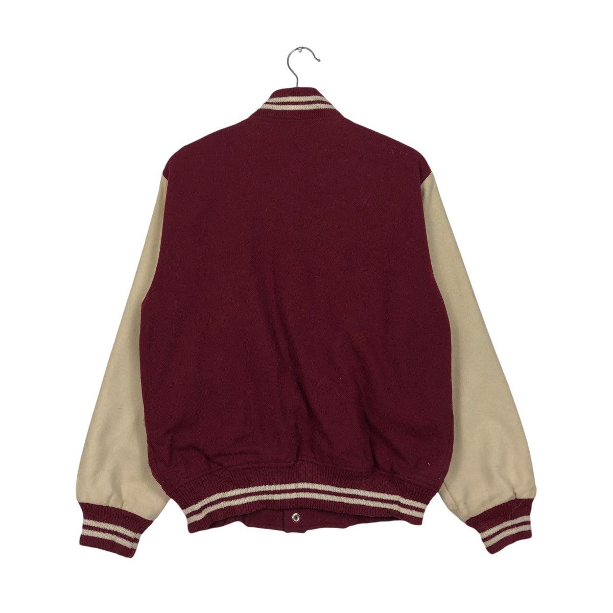 Japanese Brand × Vintage 📌Vintage Varsity Jacket Unknown Brand Issey Miyake Size US M / EU 48-50 / 2 - 9 Thumbnail