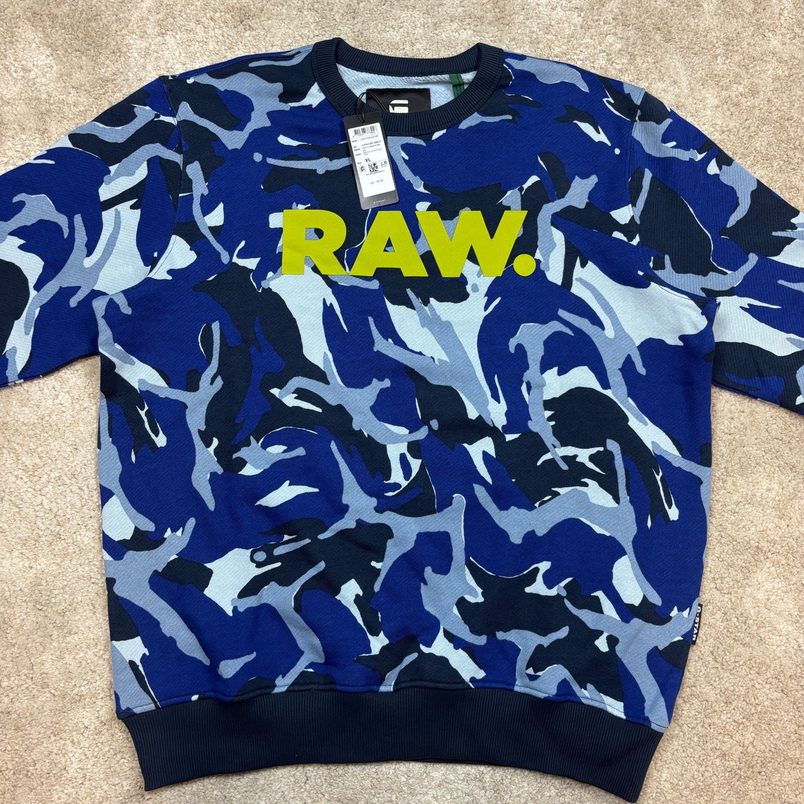 G-Star NWT G-Star Raw Camo Raw Yoichi Crew Sweatshirt Men's XL Size US XL / EU 56 / 4 - 2 Thumbnail