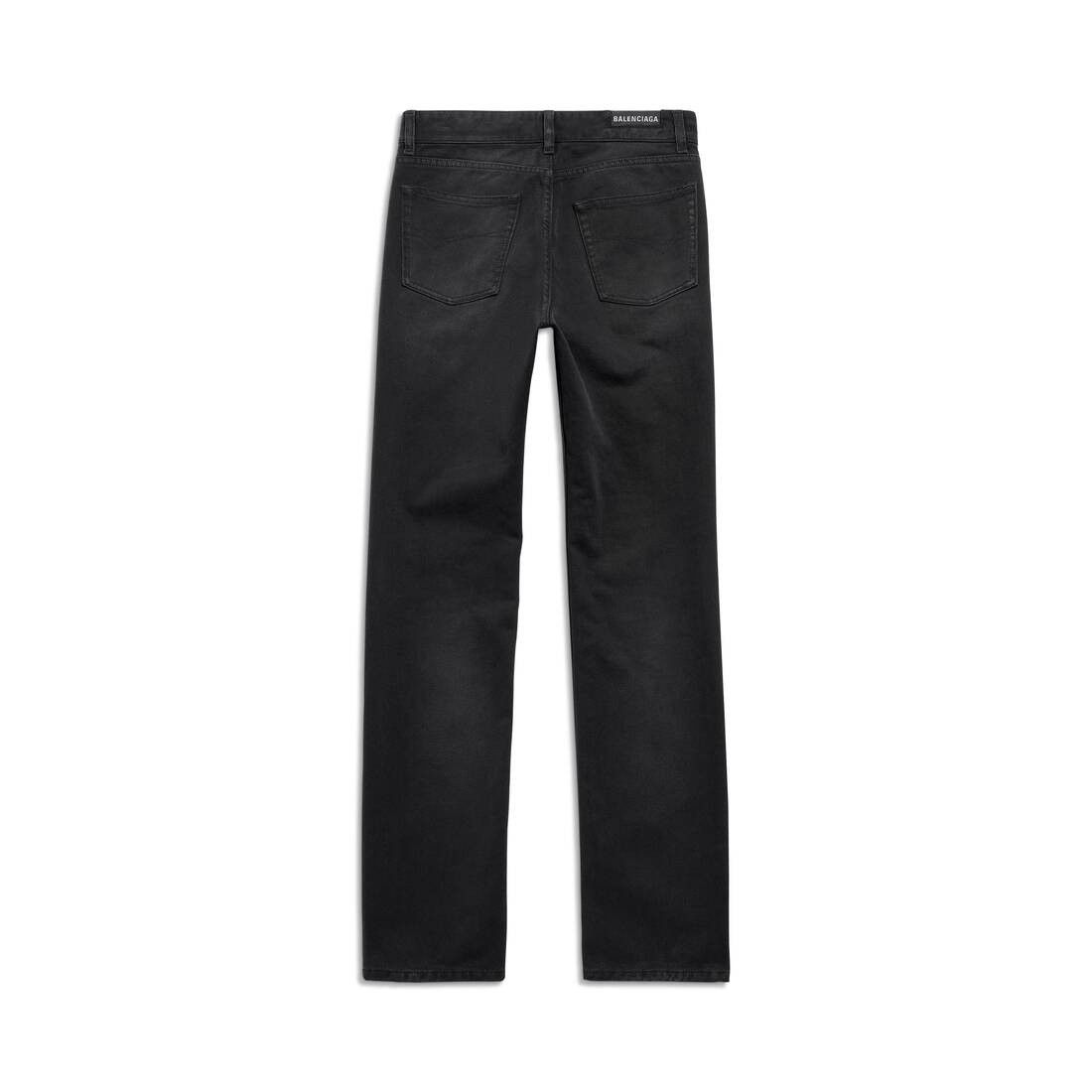 Balenciaga o1s1wg110825 Slim Denim Pant in Black Size US 31 - 2 Thumbnail