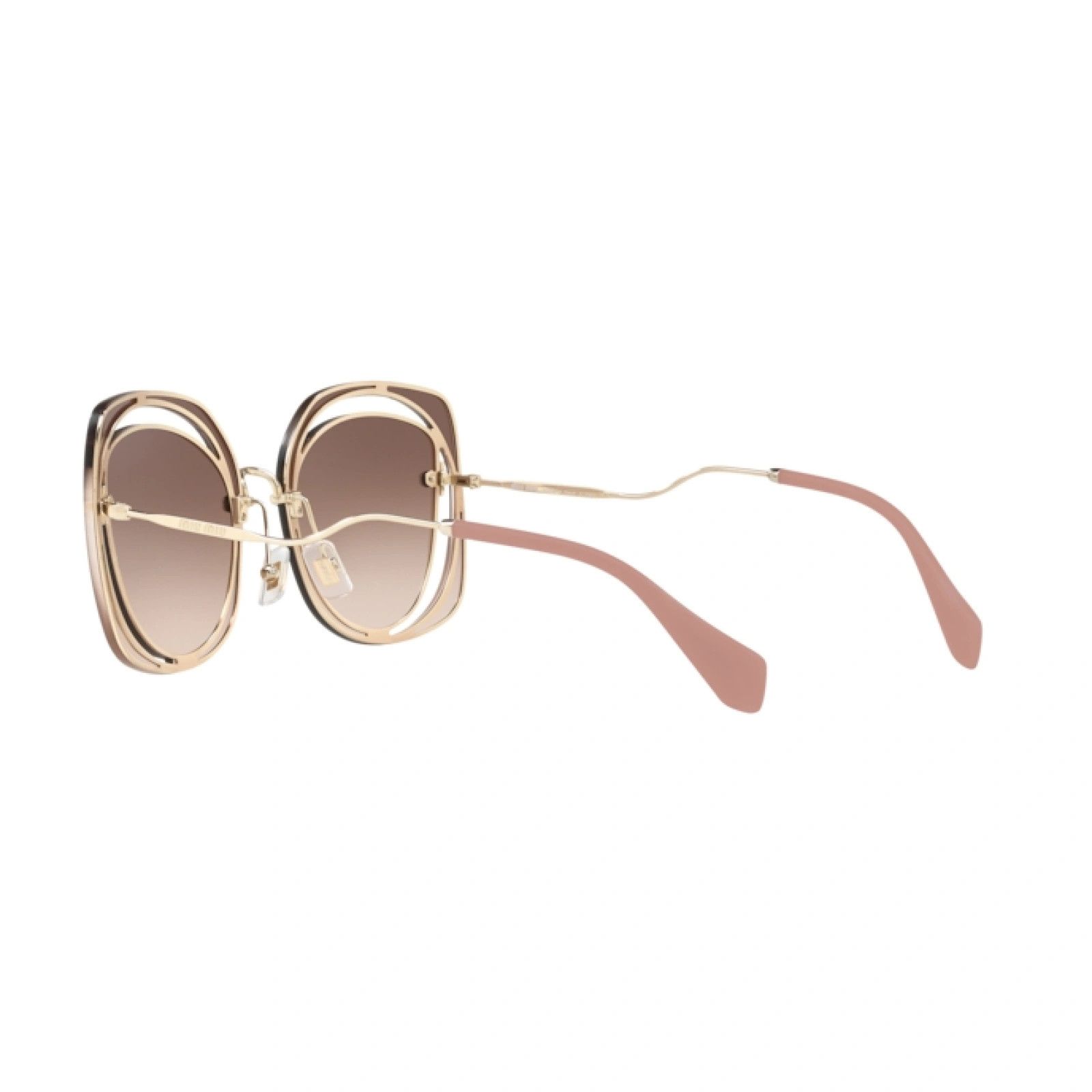 Miu Miu Miu Miu MU 54SS Brown Sunglasses Size ONE SIZE - 14 Thumbnail