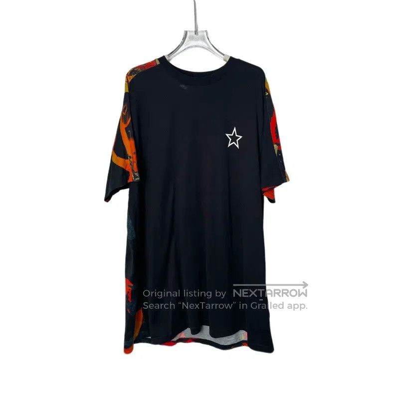 Givenchy Givenchy Black and Red Short Sleeve with Cloud Pattern on Size US M / EU 48-50 / 2 - 1 Thumbnail