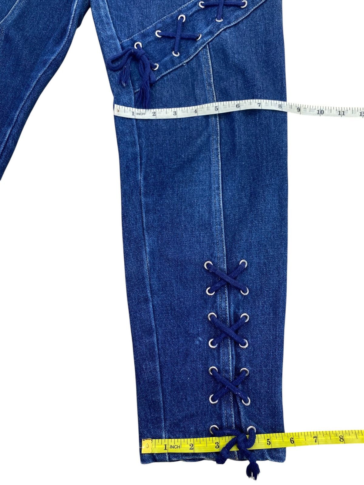 Japanese Brand Japanese Brand Tie Up Arrow Line Style Jeans Size US 26 / EU 42 - 12 Thumbnail