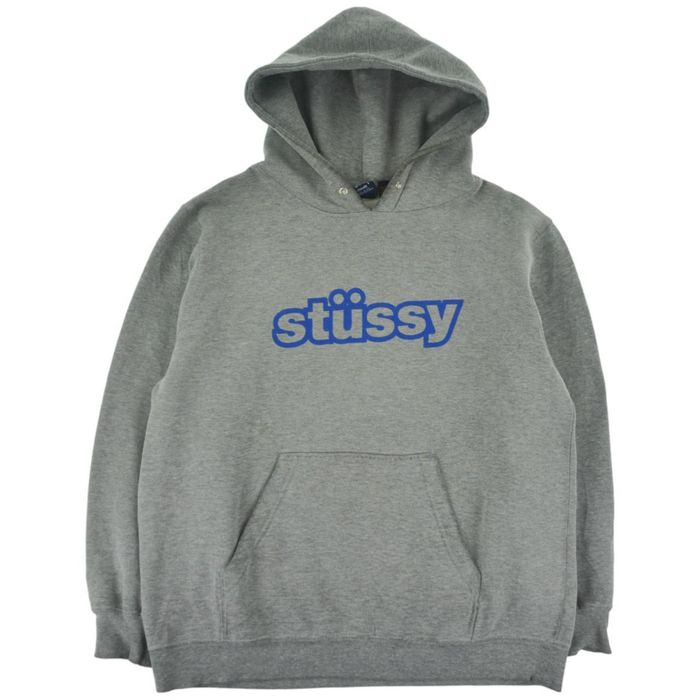 Stussy best sale spellout hoodie