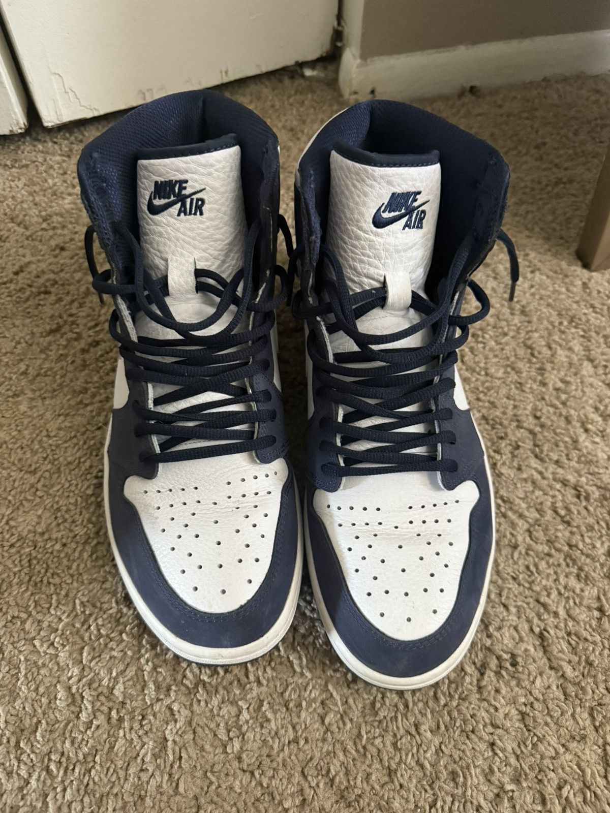 Jordan Brand Navy blue jordan 1 Size US 11.5 / EU 44-45 - 1 Thumbnail