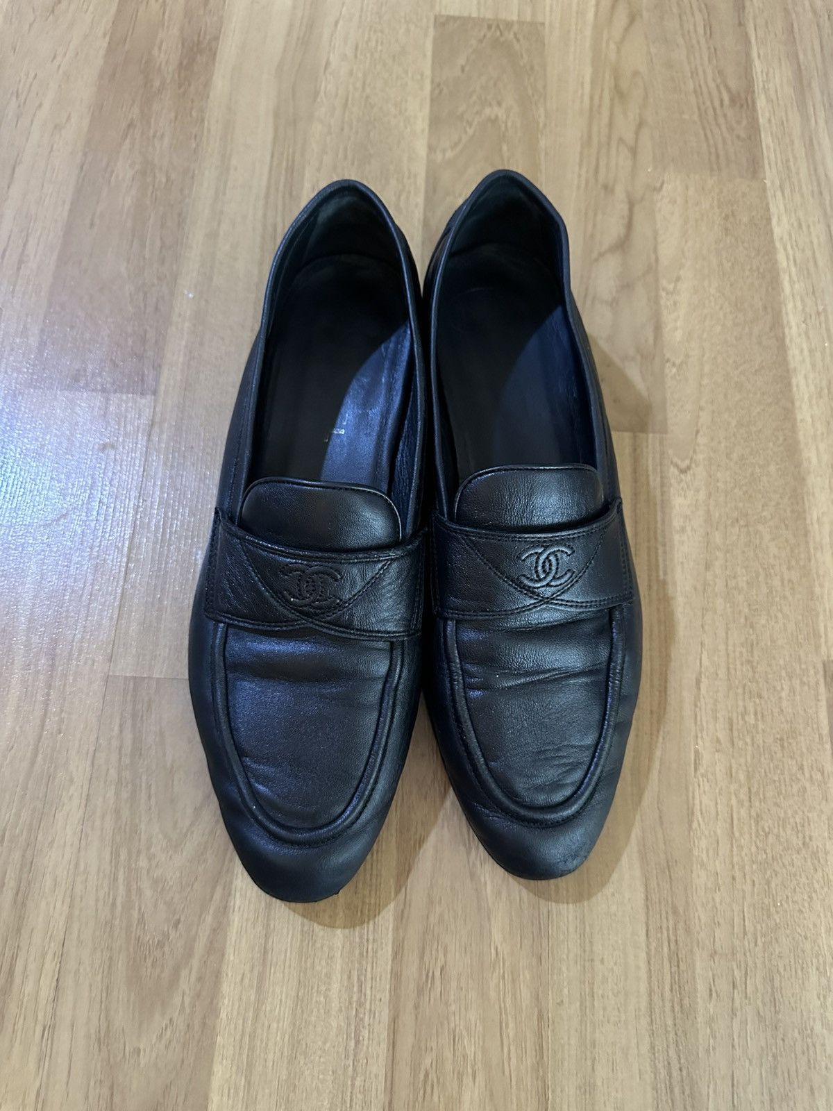 Chanel Chanel Classic Leather Loafers Size US 8.5 / EU 41-42 - 5 Thumbnail