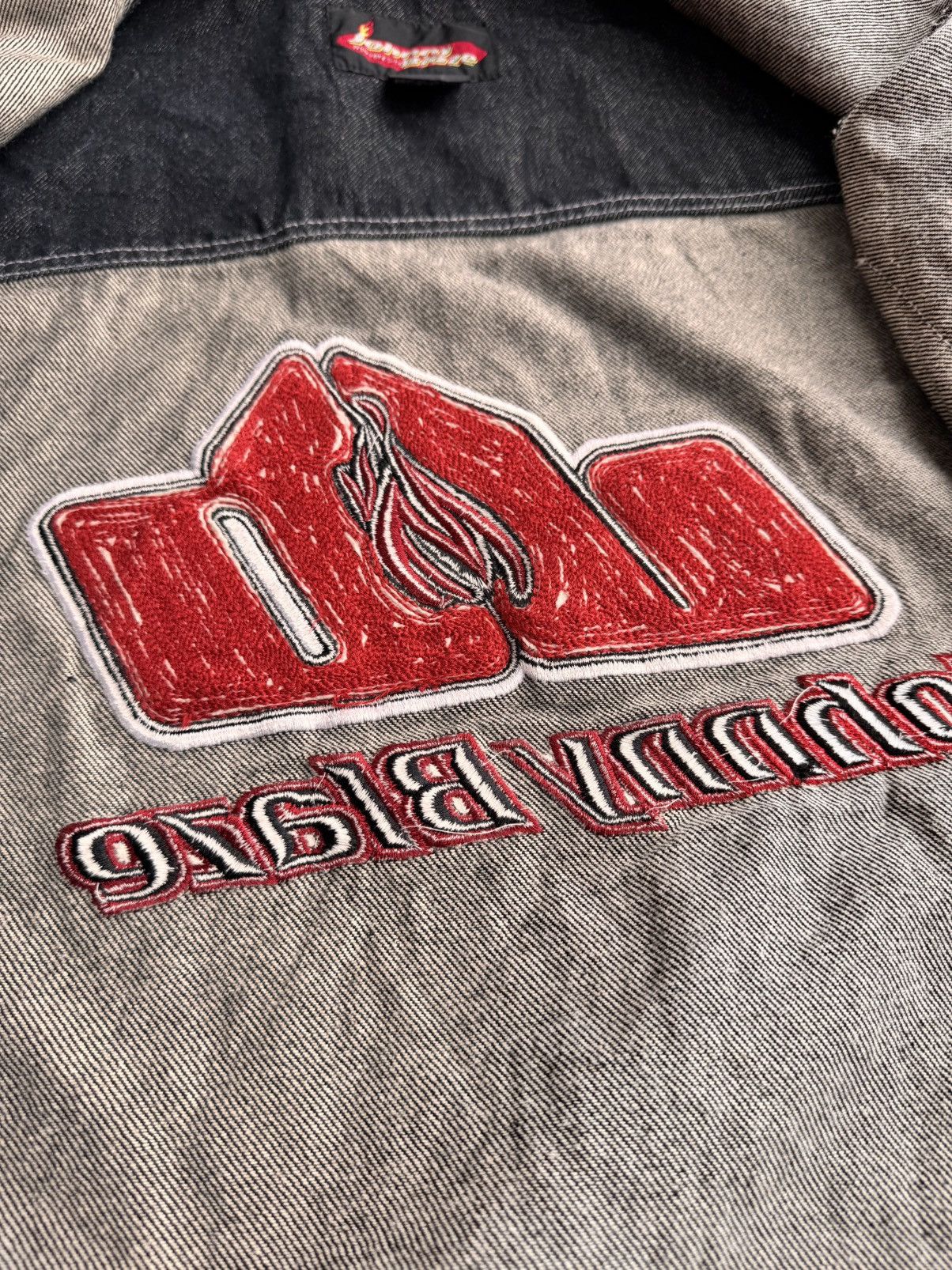 JNCO Vintage Johnny Blazer Sleeve Less Embroidery Jacket Size US L / EU 52-54 / 3 - 17 Thumbnail