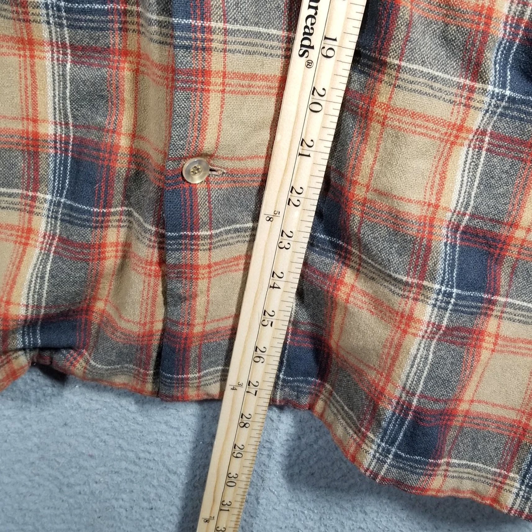 Pendleton VINTAGE Pendleton Shirt Mens XL Beige Plaid Wool Flannel Lined Board USA Size US XL / EU 56 / 4 - 5 Thumbnail