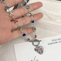 Other Heart y2k Chain Necklace Size ONE SIZE - 1 Thumbnail