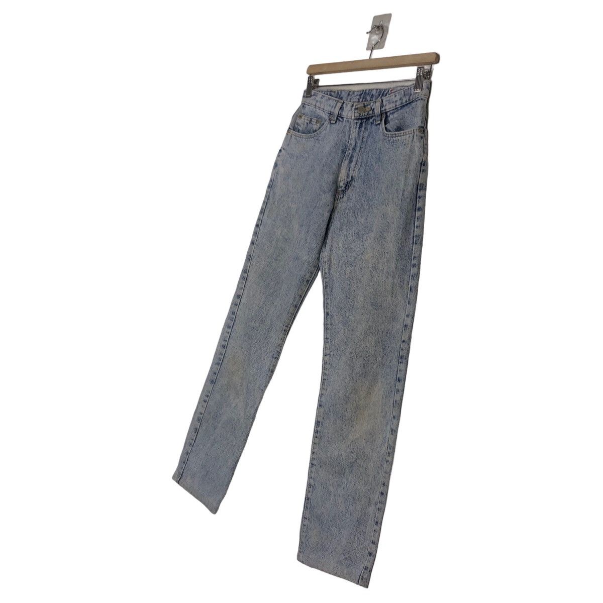 Japanese Brand 🔥VINTAGE FLARE ACID WASH DESIGN WRANGLER USA Size US 28 / EU 44 - 2 Thumbnail
