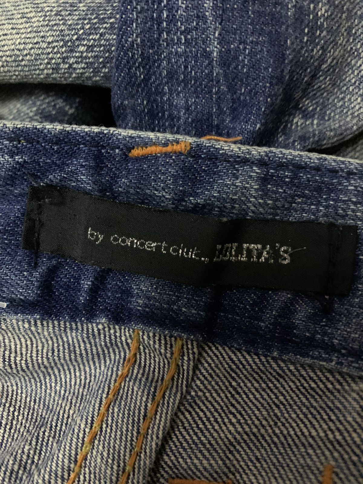 If Six Was Nine × Japanese Brand × Tornado Mart Vtg Japanese Brand Flare Lolita by Concert Clum Studs Denim Size 29" - 9 Thumbnail