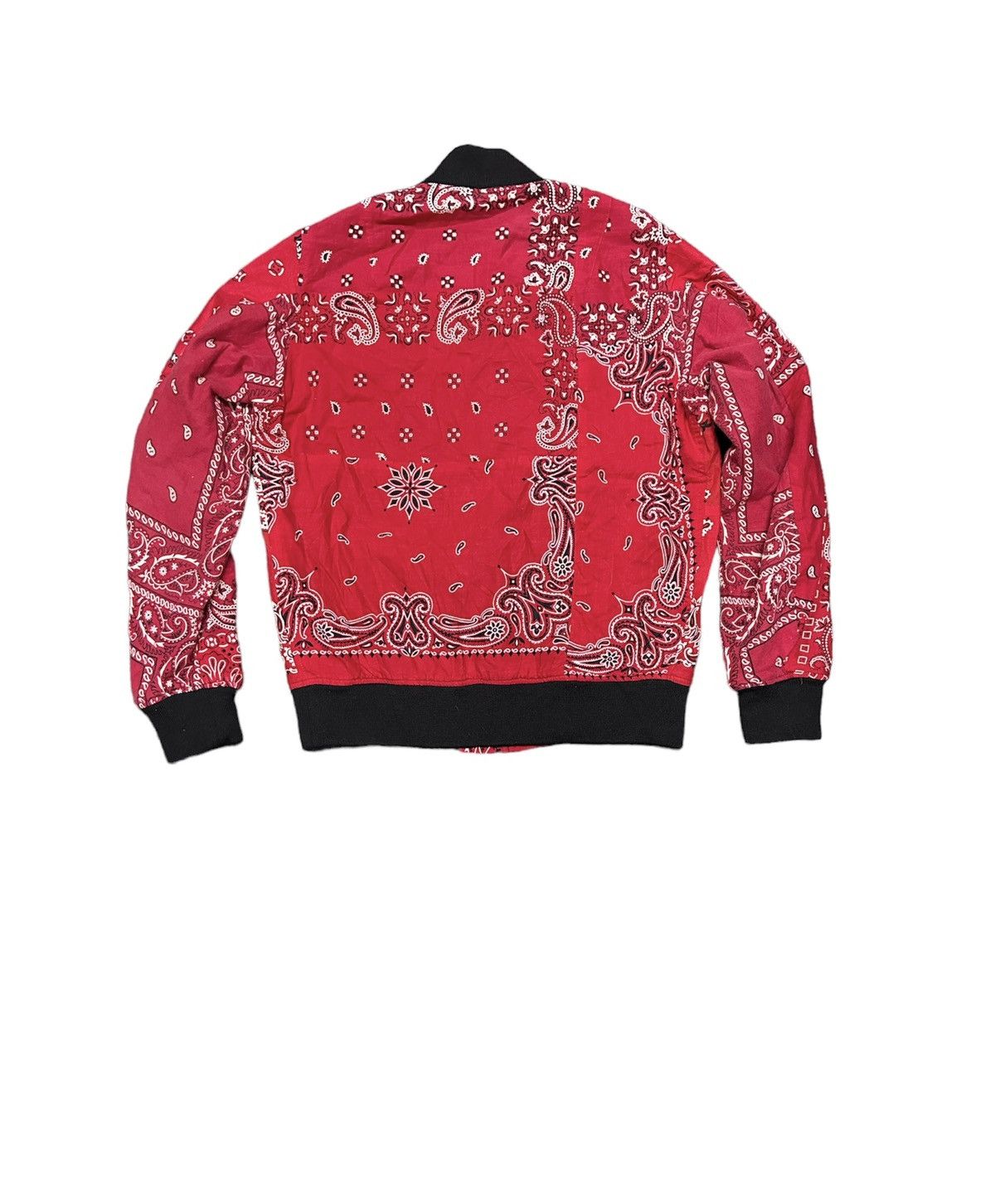 Old park bomber jacket paisley design