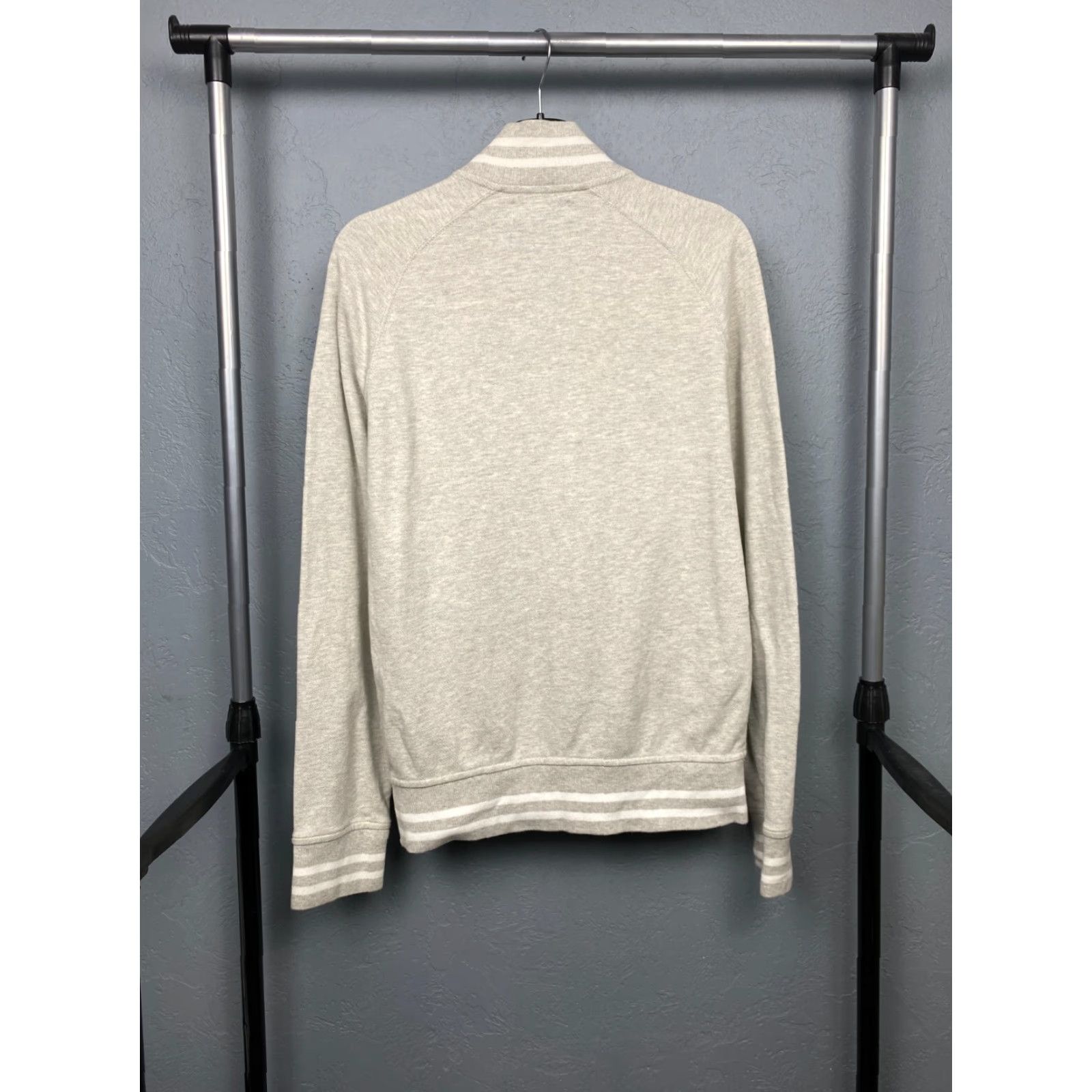 Ralph Lauren Polo Ralph Lauren Jacket Bomber Shirt Mens M Gray Cotton Zip Hoodie Size US M / EU 48-50 / 2 - 7 Thumbnail