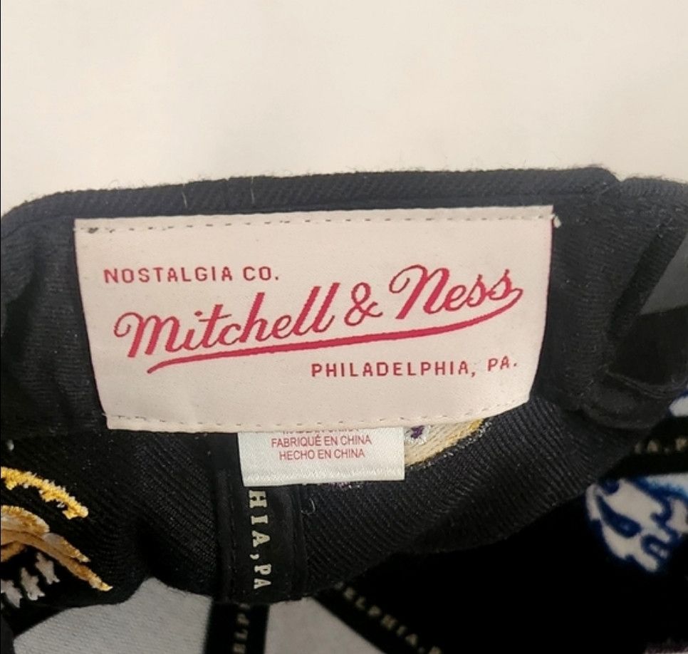 Mitchell & Ness Lakers Kobe Mitchell Ness AOP Hat Los Angeles My City Snap Size ONE SIZE - 7 Thumbnail