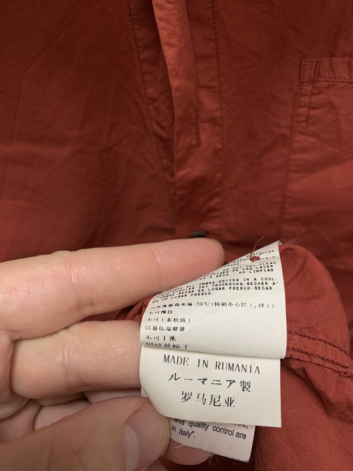 Stone Island Stone Island vintage shirt 1990th L SI Massimo Osti Size US L / EU 52-54 / 3 - 9 Thumbnail