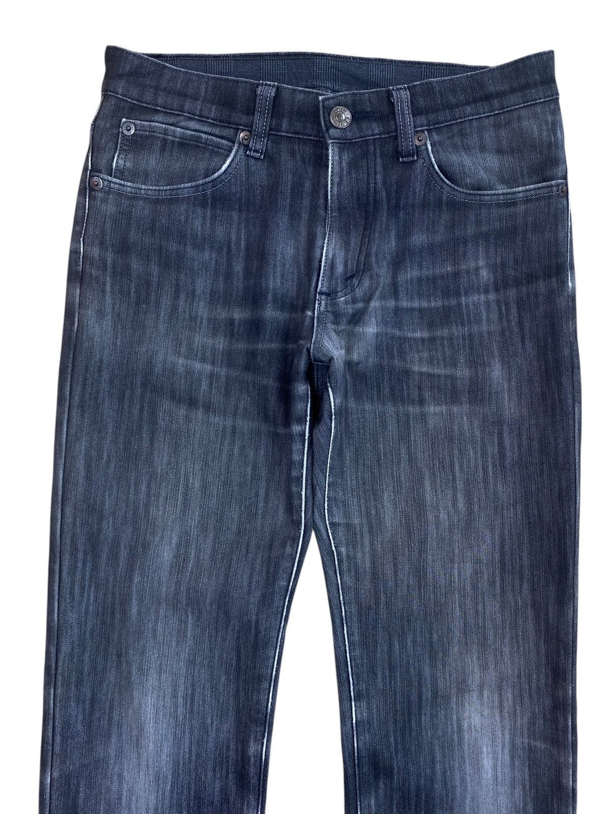 Edwin Edwin 503 Whiskers Dark Wash Style Straight Cut Jeans Size US 31 - 2 Thumbnail