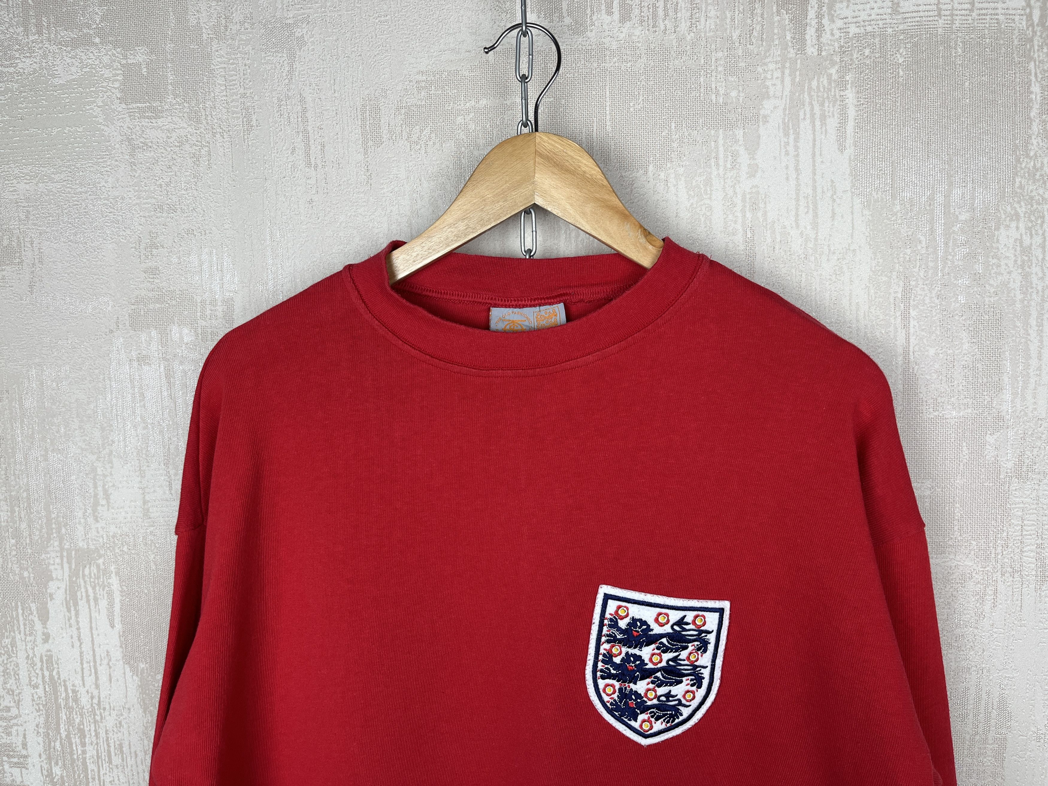 Toffs England Retro Replica 1966 World Cup Away Soccer Jersey Size US XL / EU 56 / 4 - 4 Thumbnail