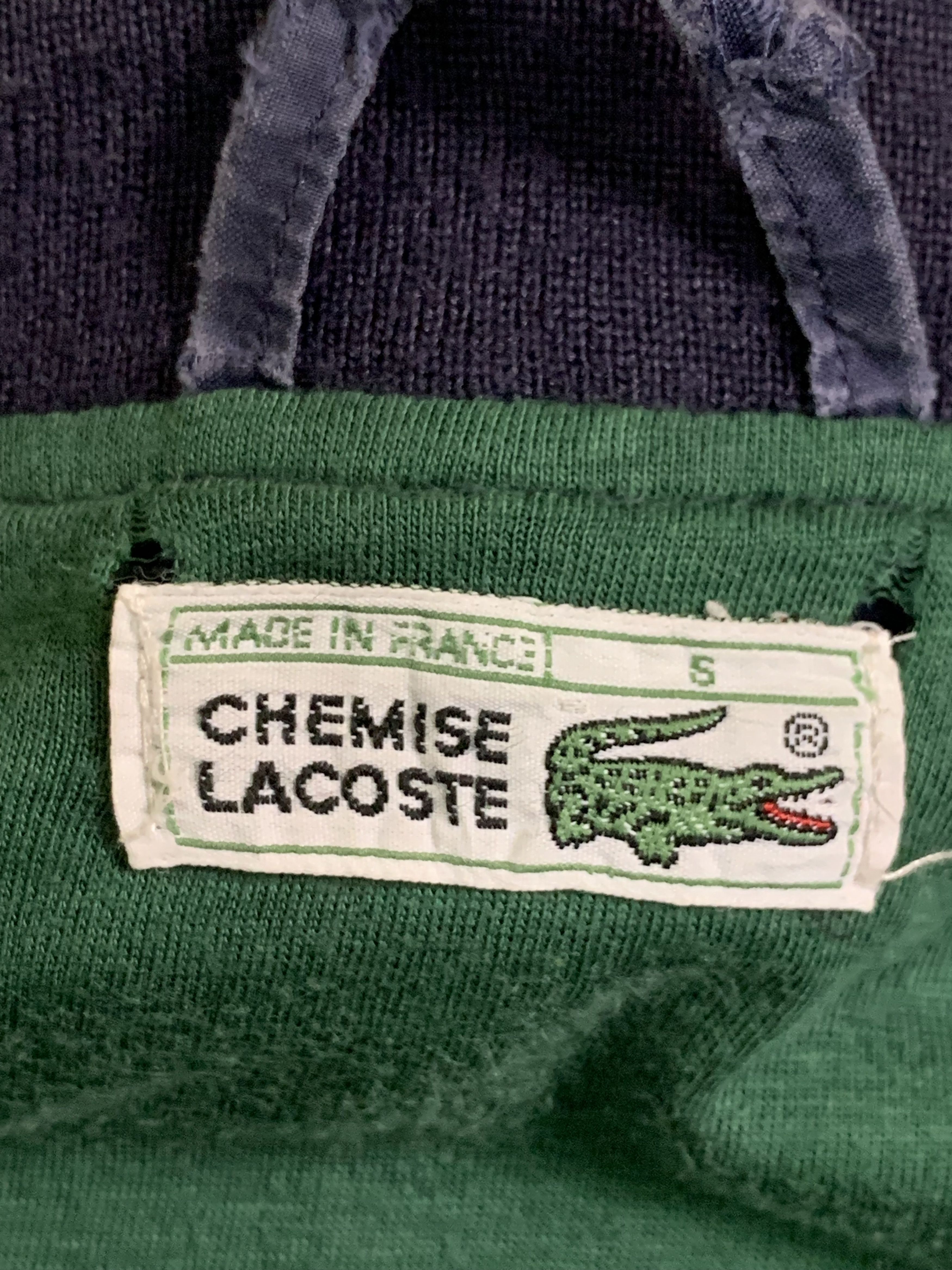 Designer × Lacoste × Vintage Rare Design Vintage Chemise Lacoste Zipper Jackets Size US XL / EU 56 / 4 - 4 Thumbnail