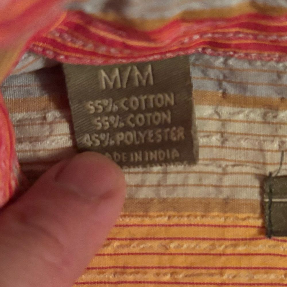 Made on Earth 2BU Authentic Y2K Striped Multicolor Men's Cr