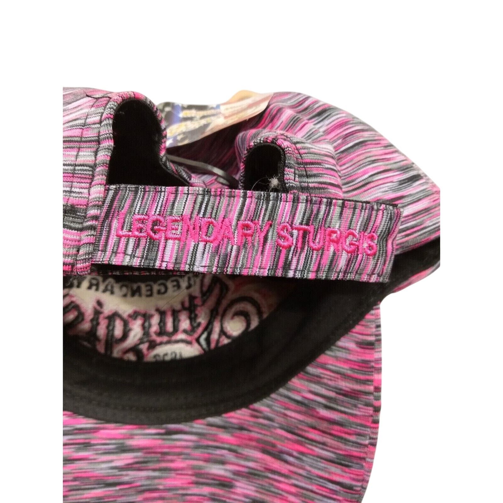 & Other Stories Legendary Sturgis Hat Cap Motorcycle Biker Baseball Cap Pink Size ONE SIZE - 3 Thumbnail