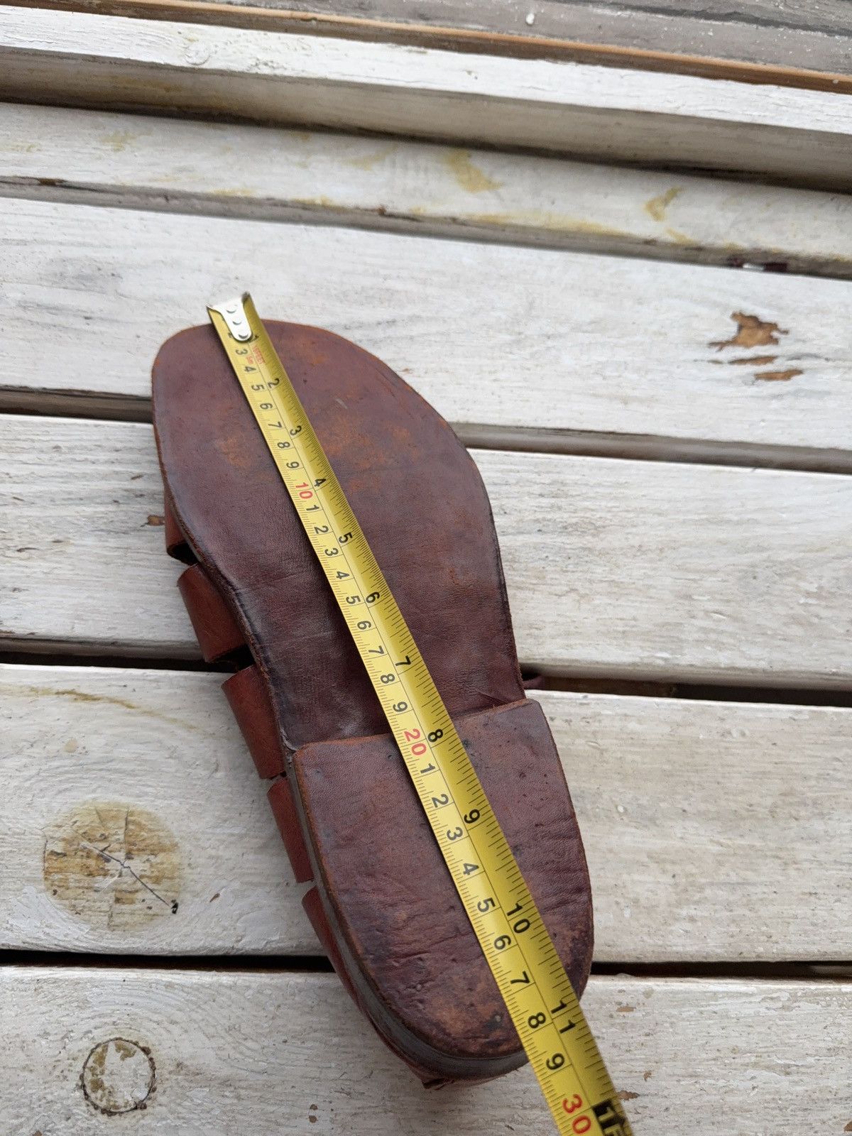 Japanese Brand 90s Sie Wie Bie Bali Handmade Leather Sandals Brown Vintage Size US 10 / EU 43 - 19 Thumbnail