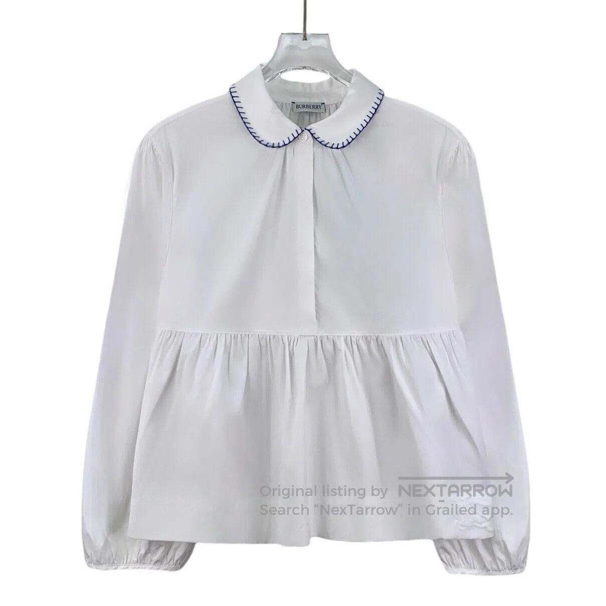 Burberry Burberry size 14y White Equestrian Knight Embroidered Cott Size M / US 6-8 / IT 42-44 - 1 Thumbnail