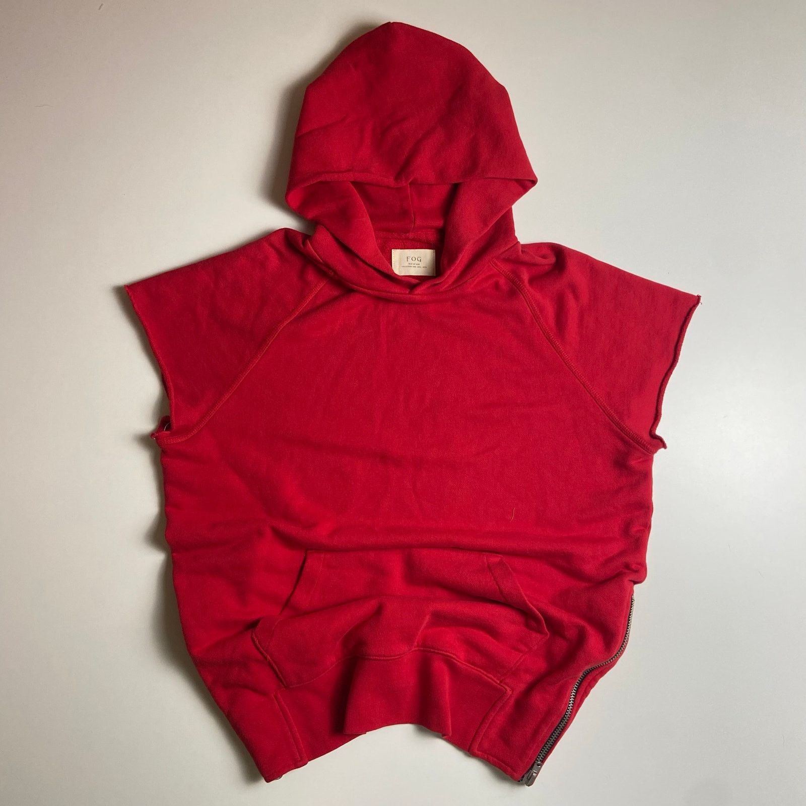 Fear of god cut off hoodie sales