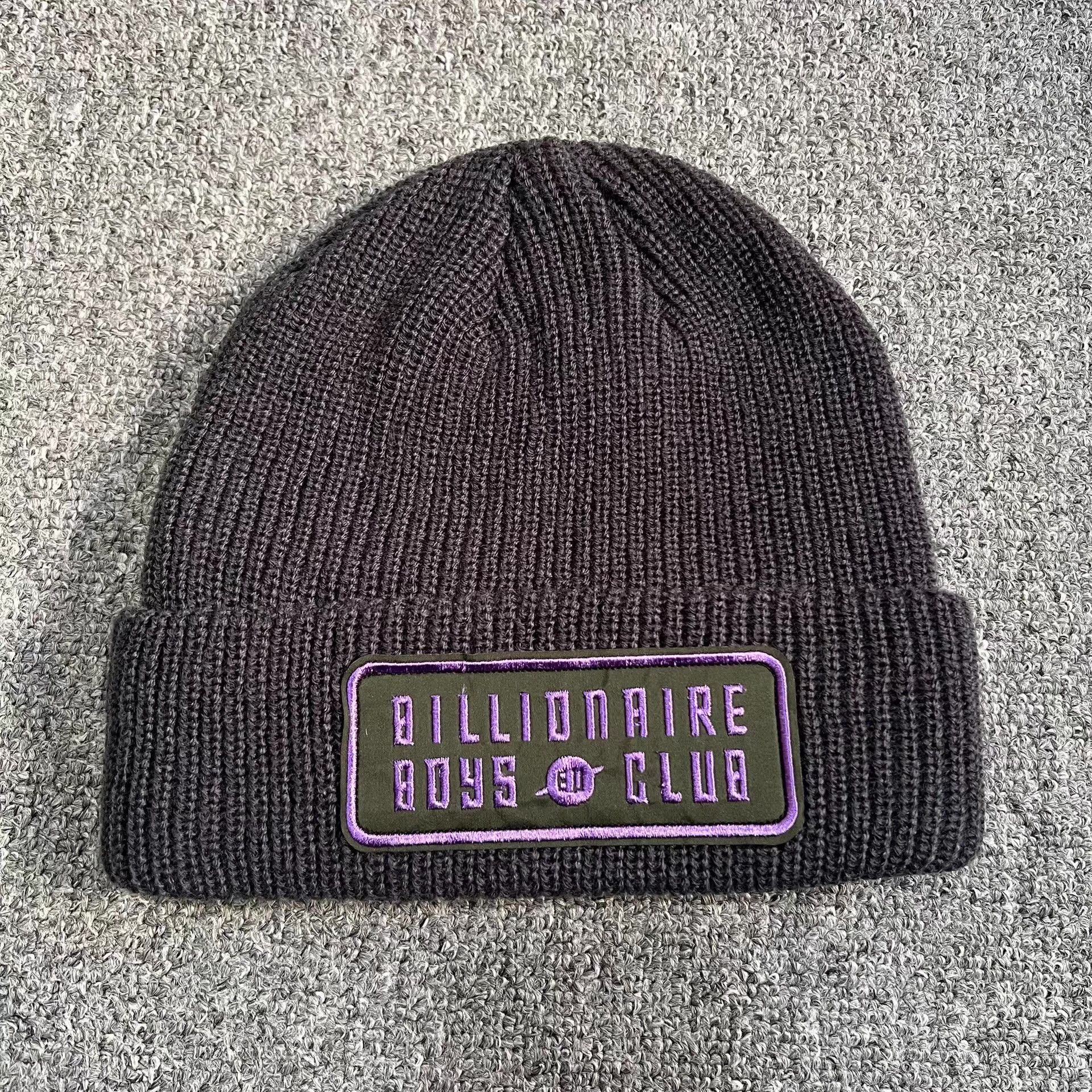 Billionaire Boys Club BBC EU Premium Embroidered Knitted Beanie Q7 Size ONE SIZE - 5 Thumbnail