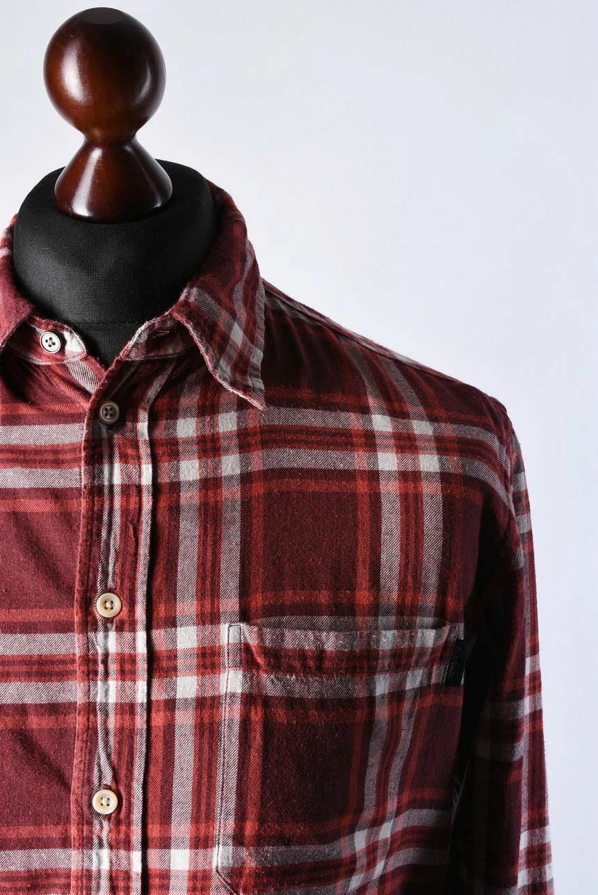 Paul Smith Paul Smith Jeans Plaid Checkered Flannel Tailored Fit Shirt Size US M / EU 48-50 / 2 - 2 Thumbnail