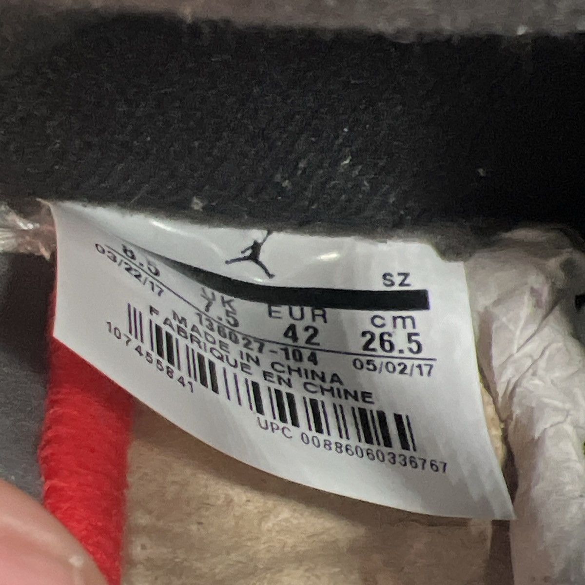 Jordan Brand Air Jordan 5 white cement Size US 8.5 / EU 41-42 - 8 Thumbnail