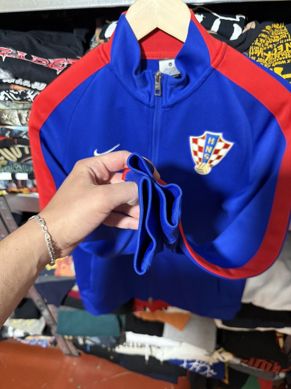 Nike Nike Croatia 2014 2015 Soccer Football Track Top Jacket Size US M / EU 48-50 / 2 - 7 Thumbnail