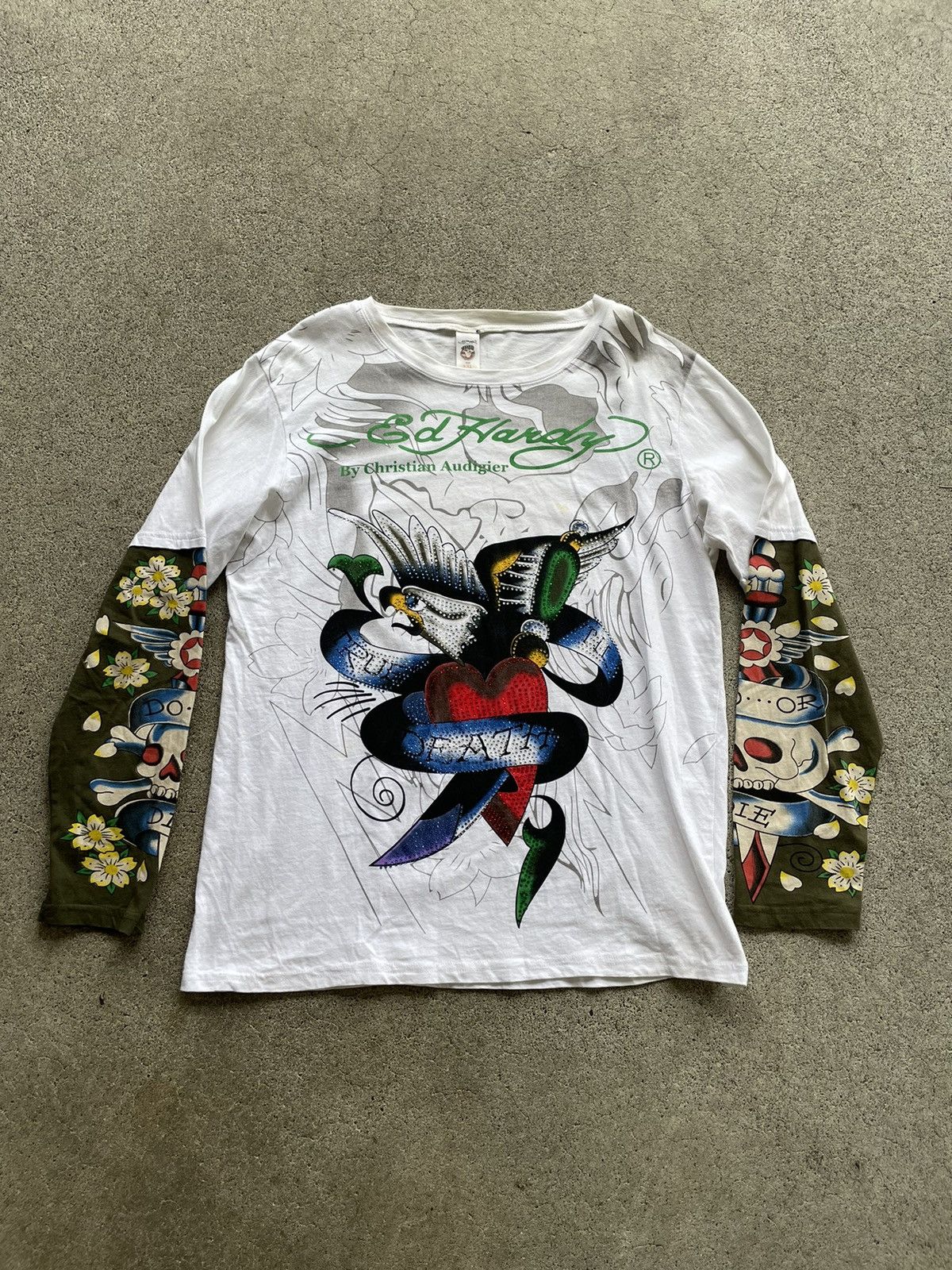 Ed Hardy Ed Hardy Double Layer Shirt | Grailed