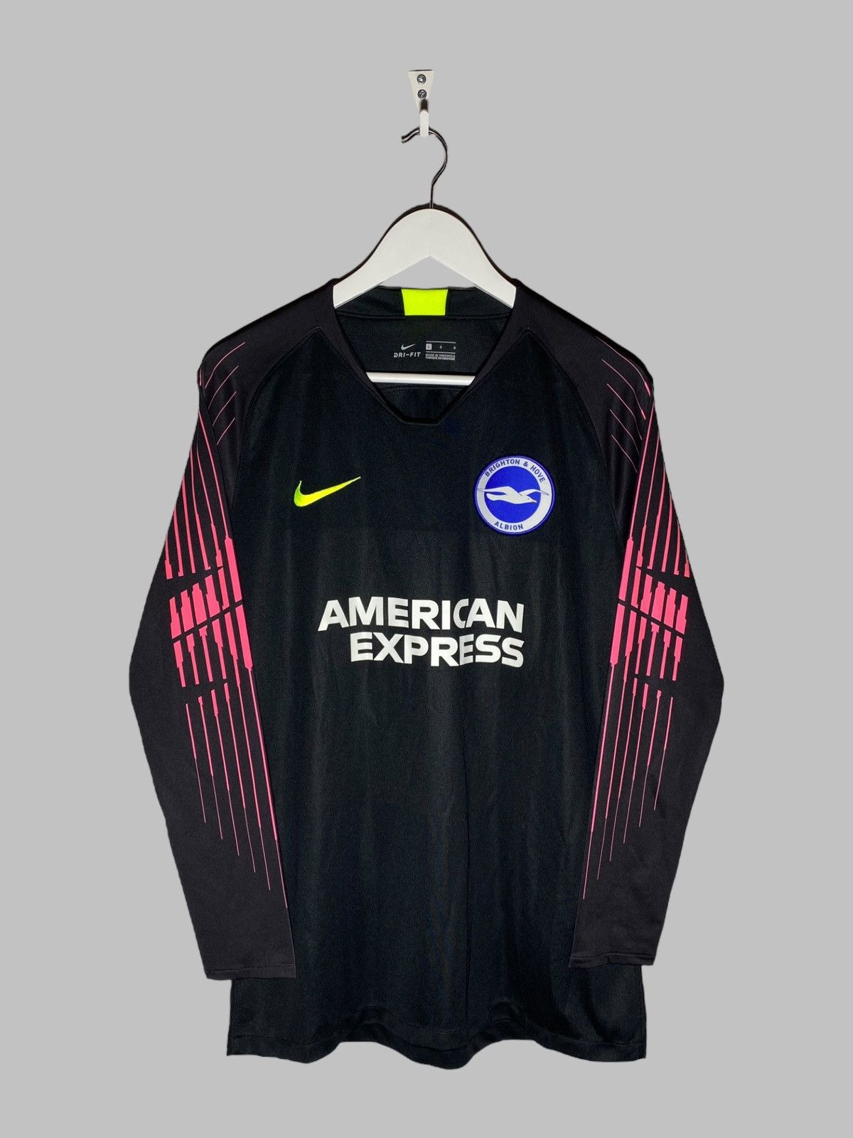 Nike Brighton & Hove Albion 2019/20 Goalkeeper Long Sleeve Jersey Size US L / EU 52-54 / 3 - 1 Thumbnail