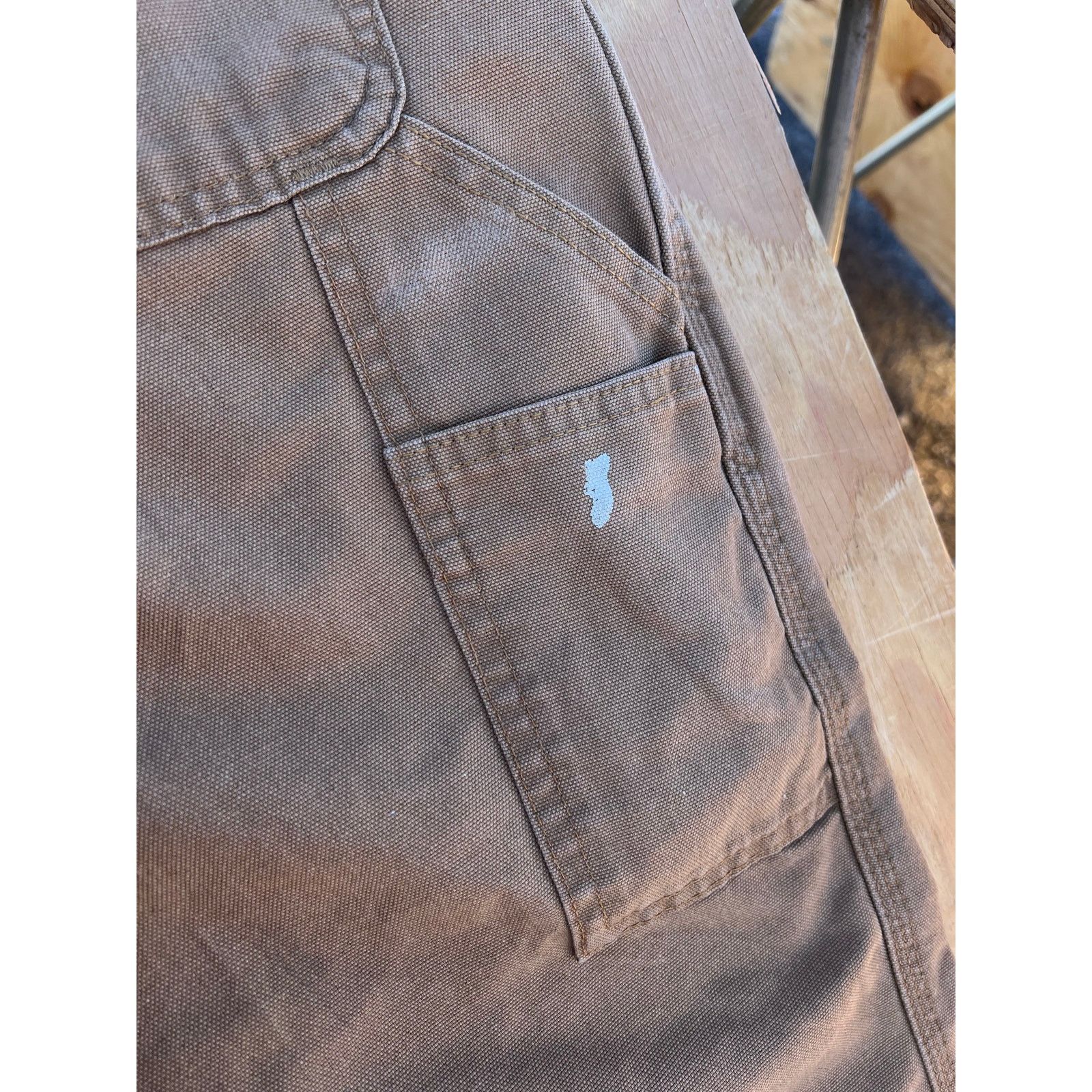 Carhartt Carhartt Jeans Mens 34x25 Brown Carpenter Dungaree Fit Size US 34 / EU 50 - 10 Thumbnail
