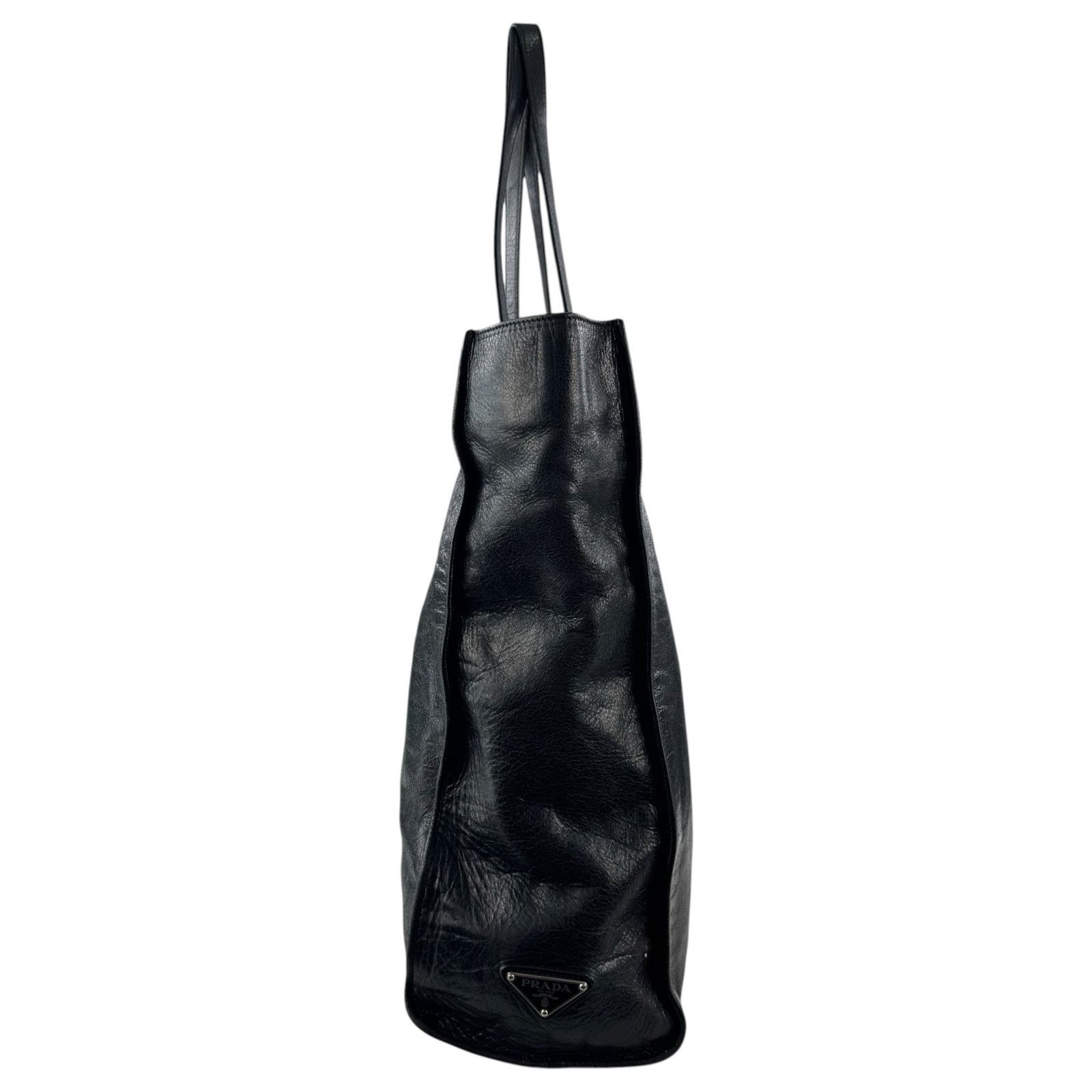 Prada Prada Leather Skull Tote Bag Size ONE SIZE - 3 Thumbnail