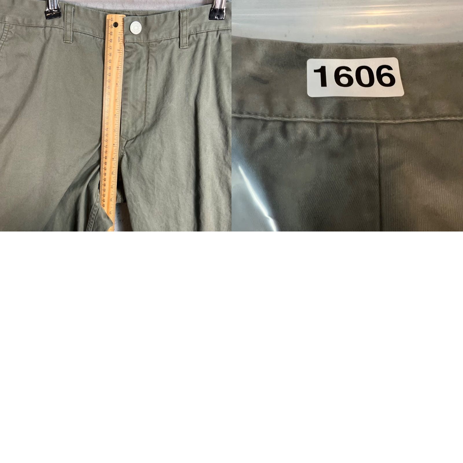 Bonobos Bonobos Mens Size 36 x 32 Olive Green Straight Leg Chino Pants 100% Cotton Size US 36 / EU 52 - 8 Thumbnail