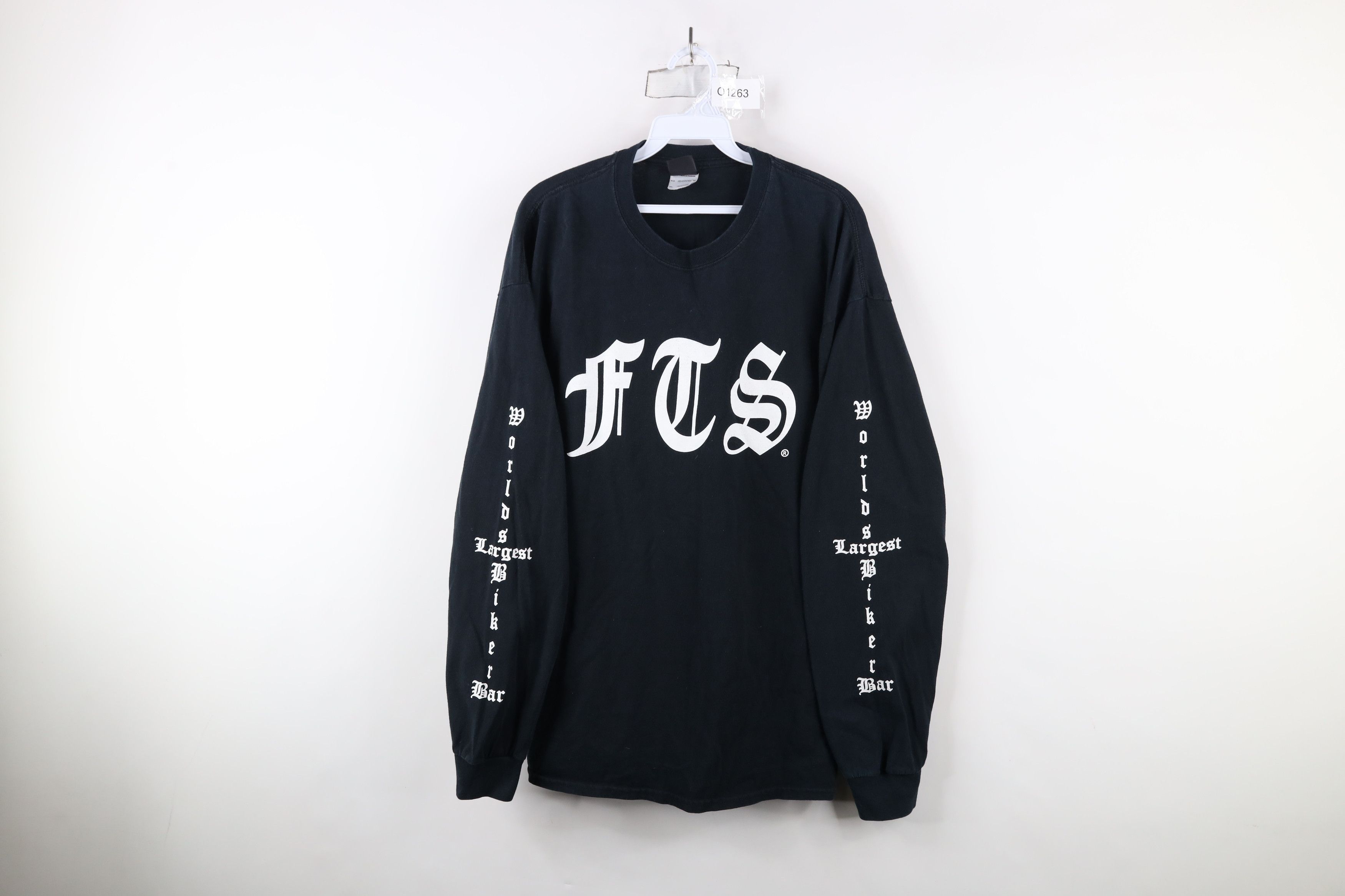 Vintage Vintage Streetwear Saloon Motorcycle Long Sleeve T-Shirt Size US XXL / EU 58 / 5 - 1 Thumbnail