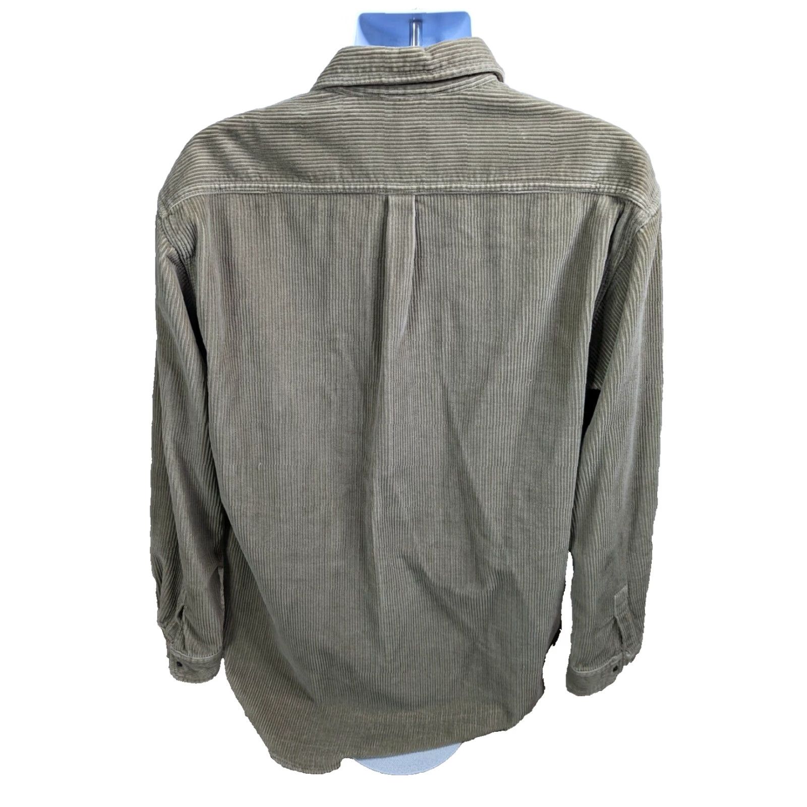 Nautica VINTAGE Nautica Corduroy Barn Shirt Heavy Jacket Coat 90s Beige Men L Shirt Jacket Mens Size US L / EU 52-54 / 3 - 2 Thumbnail